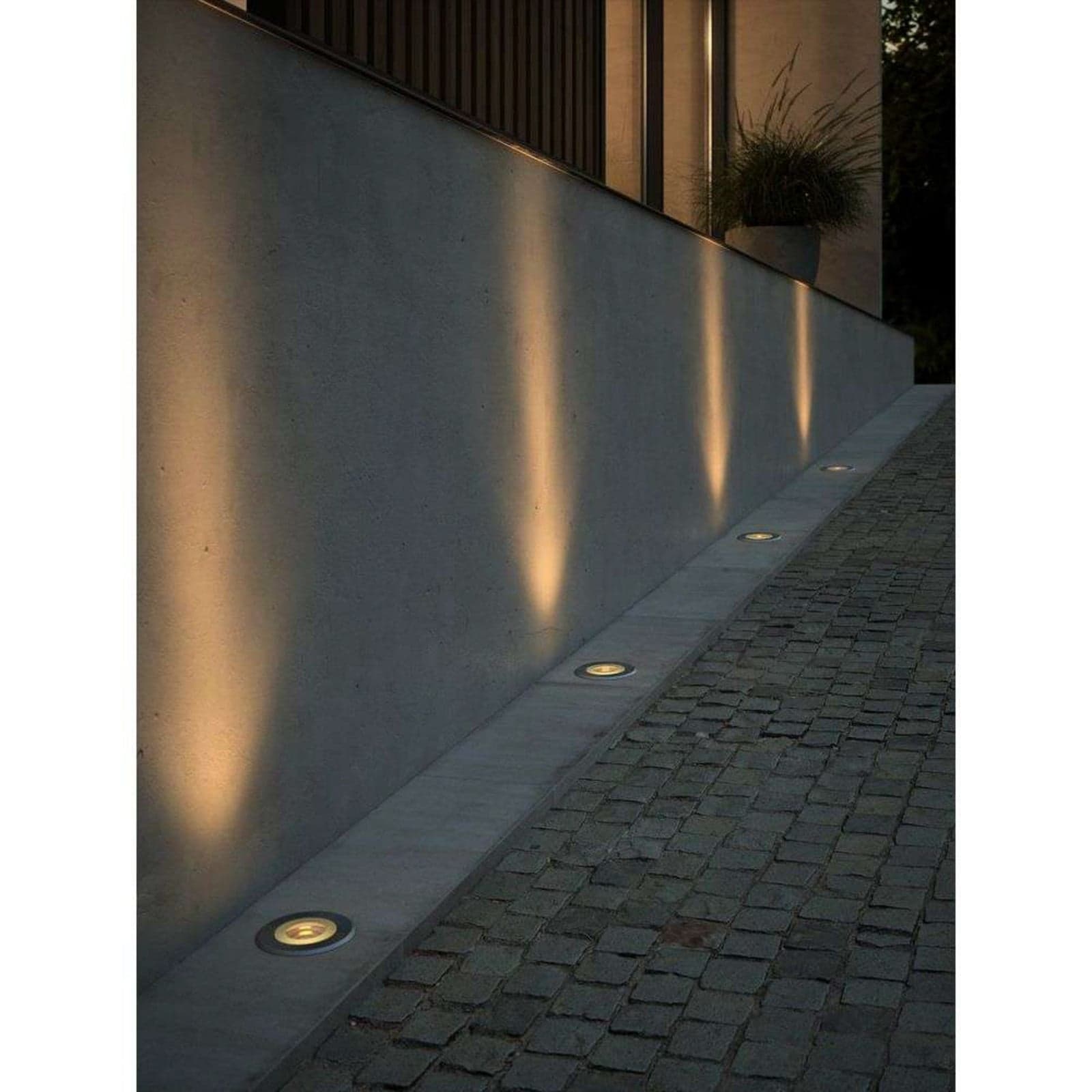 Andor Round Nedgravnings Spot Stainless Steel - Nordlux - Aluminium