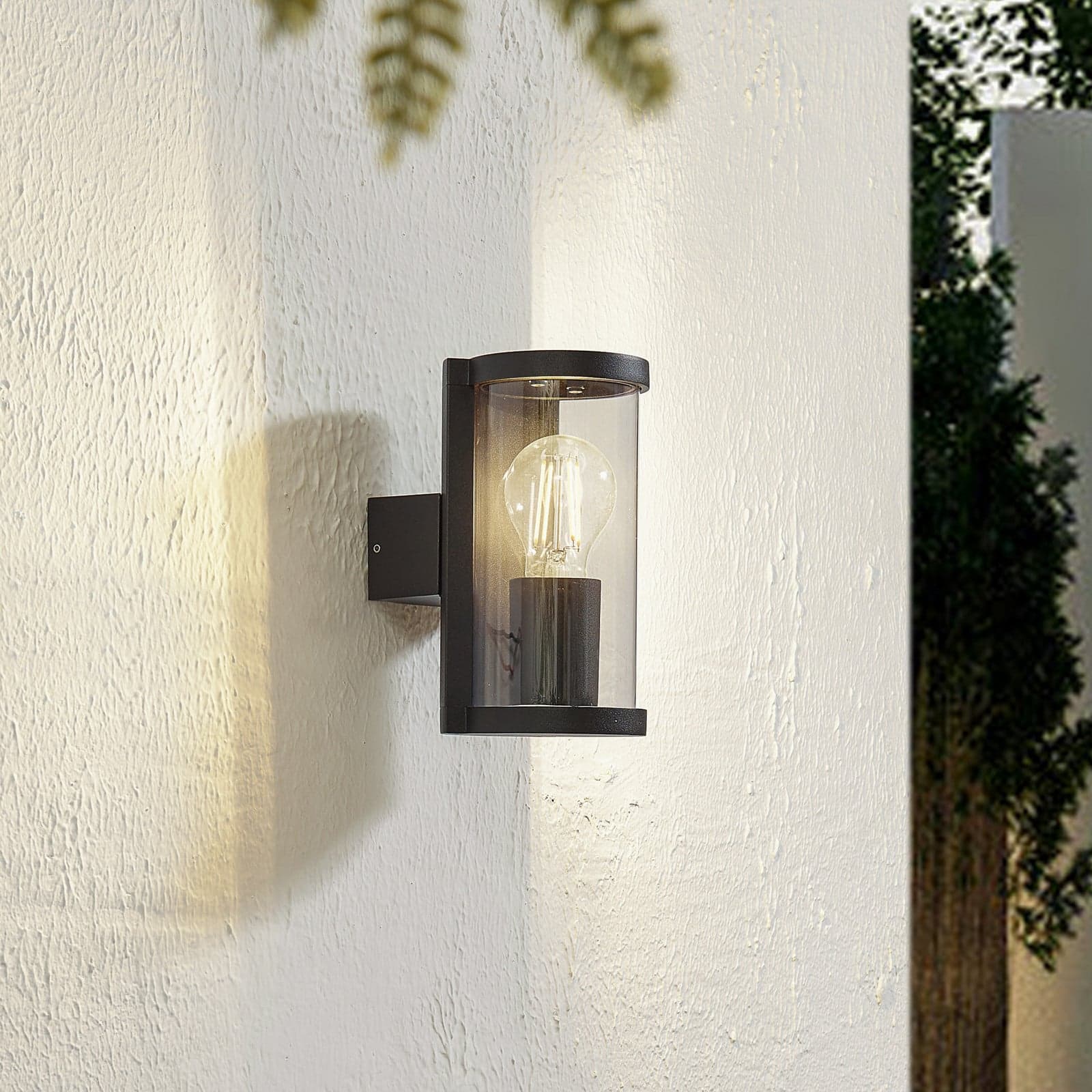 Zanta Utendørs Vegglampe H19,7 IP65 Svart - Lucande - Balkong - Moderne - Aluminium - Med en lyskilde