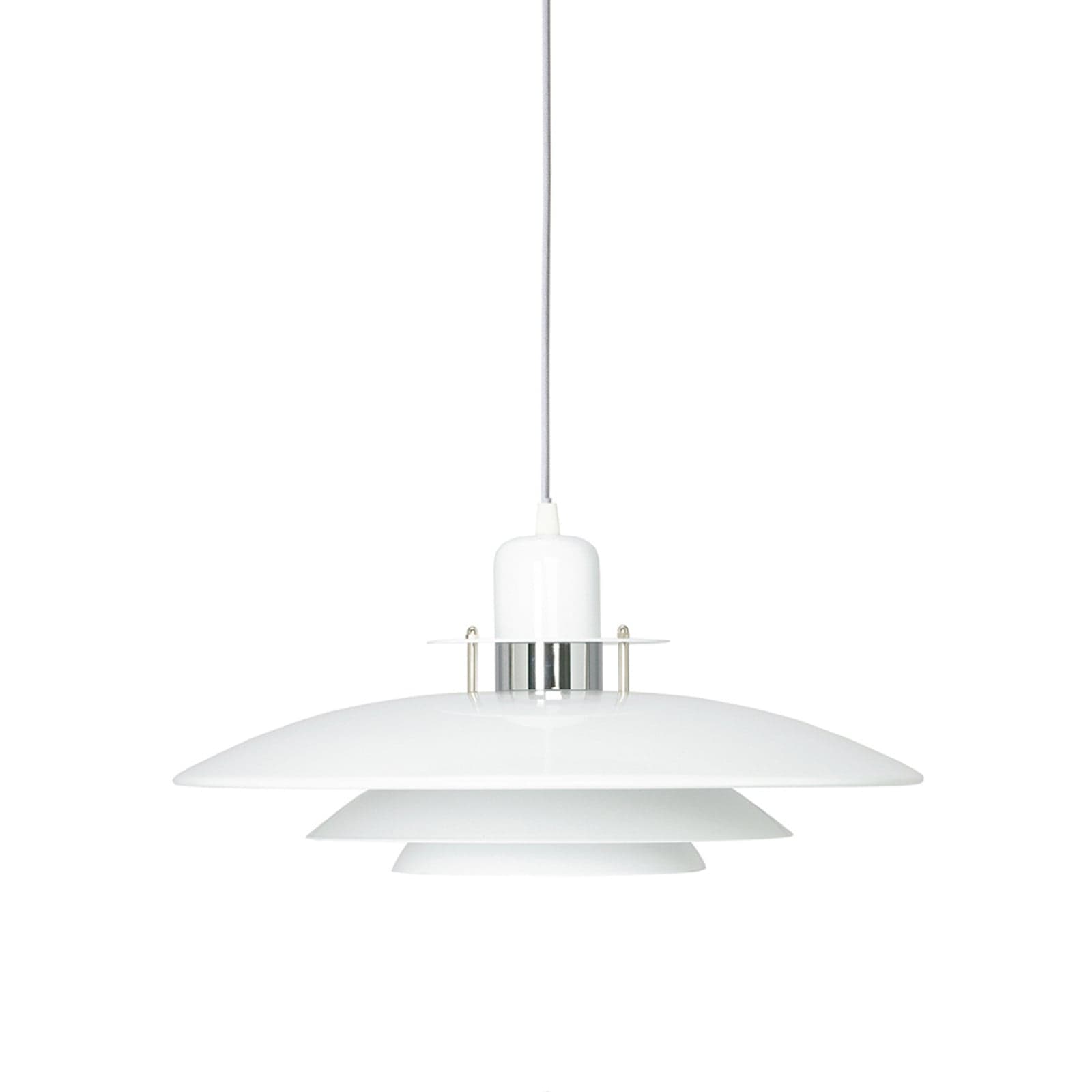Primus I Pendel Ø43 White/Chrome - Belid - Spisestue - Metall