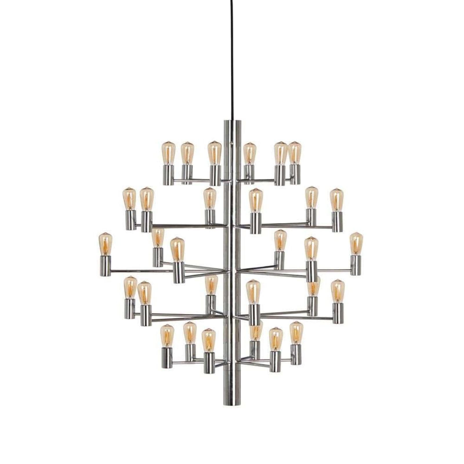 Manola 30 Lysekrone Chrome - Herstal - Stue - Metall