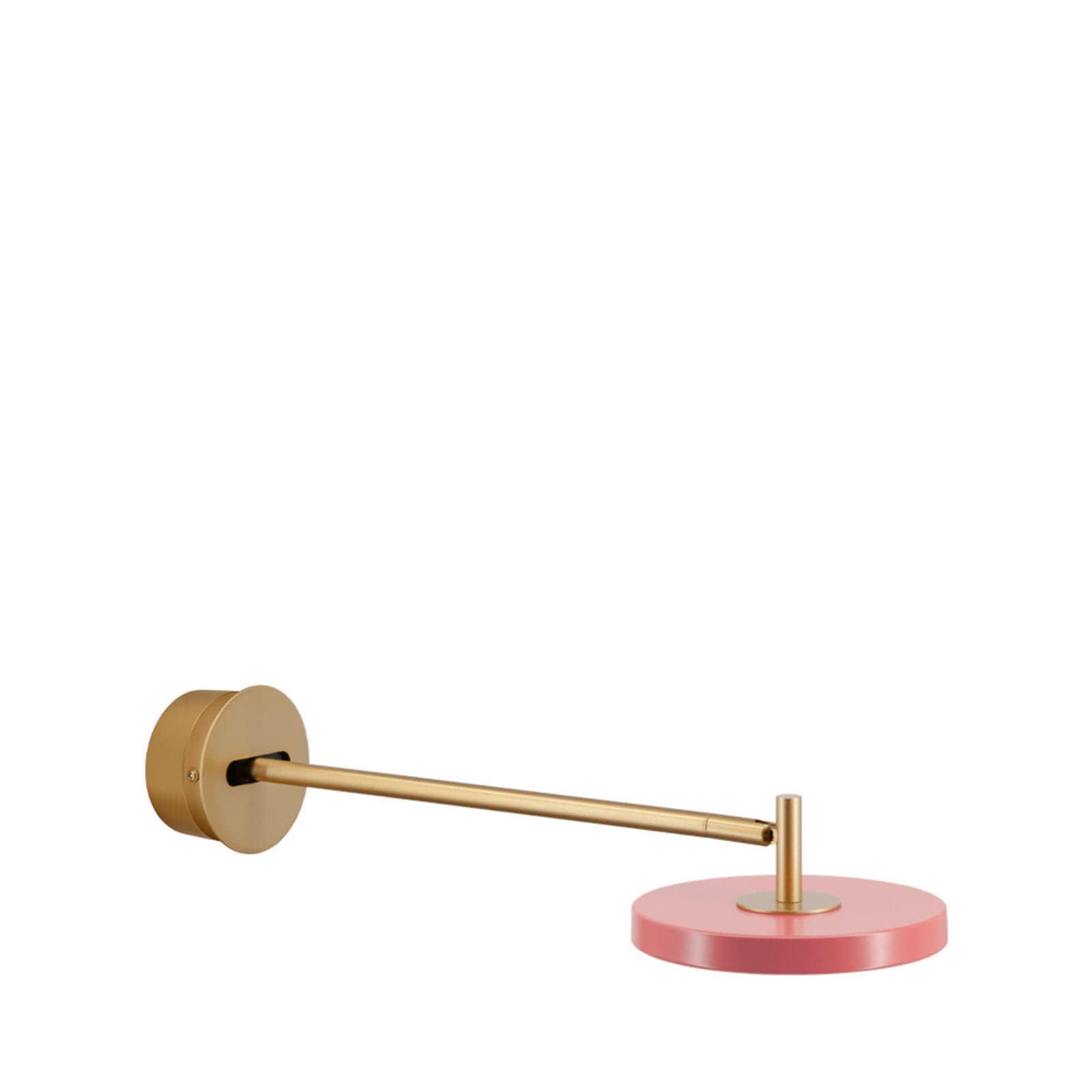 Asteria Long LED-vegglampe, rosé/messing, Hardwire - UMAGE - Stue - Design - Metall - Med en lyskilde