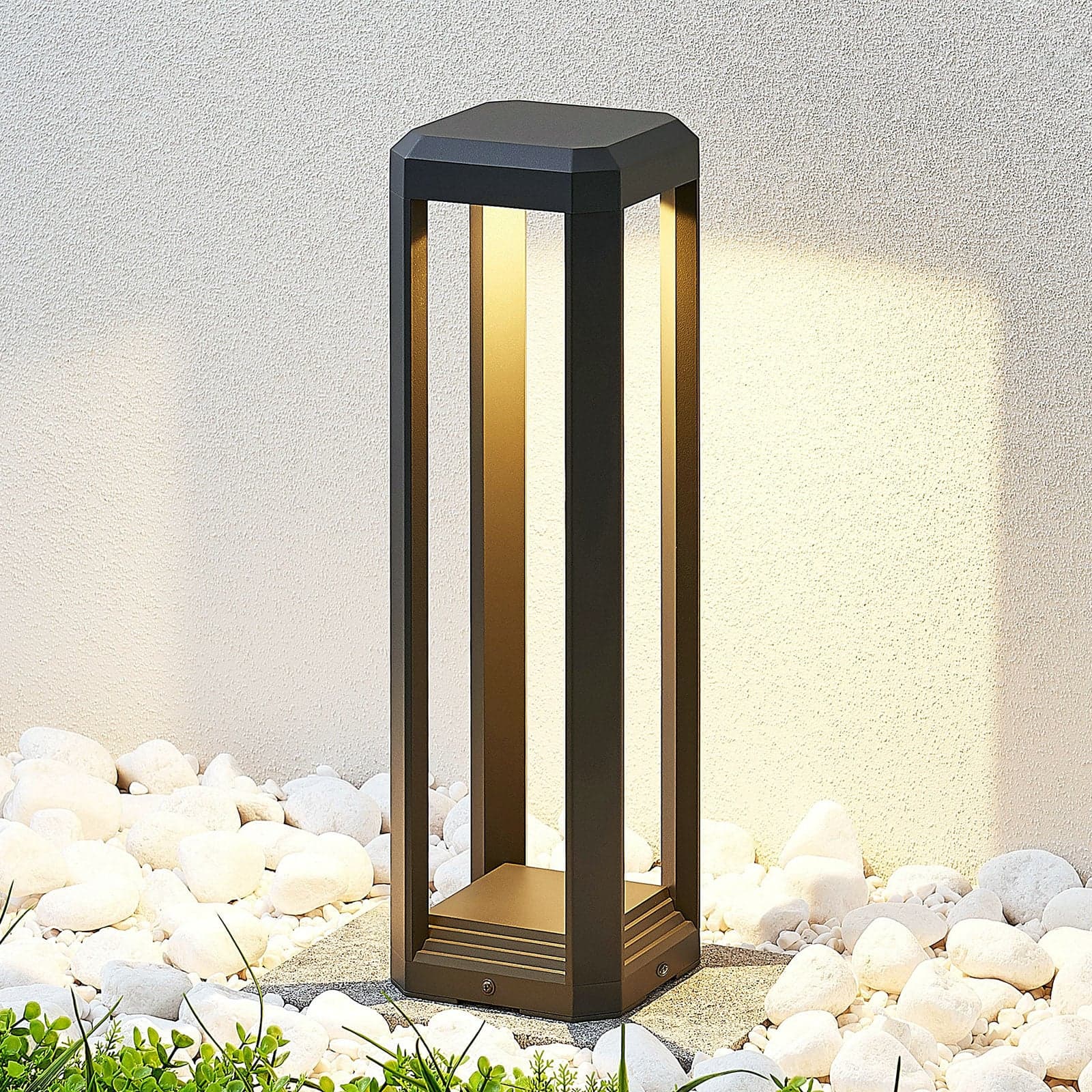 Fery Utendørs Hage Lampe H50 Anthracite - Lucande - Terrasse - Moderne - Metall - Med en lyskilde
