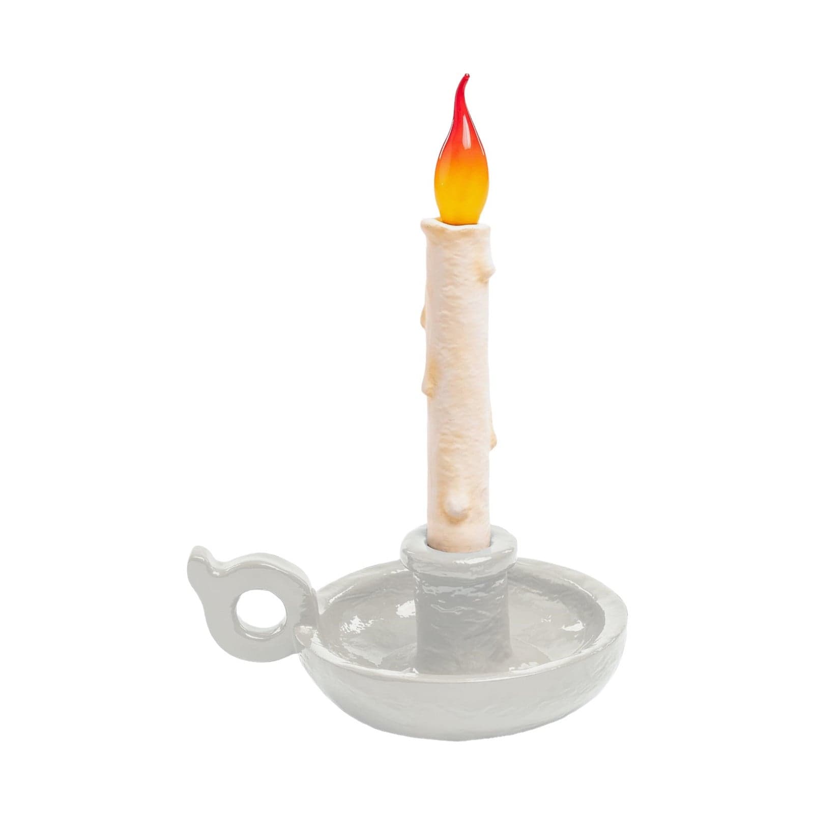 Bugia Blow ToGo bordlampe, hvit – SELETTI Grimm Bugia - Stue - Design - Plast