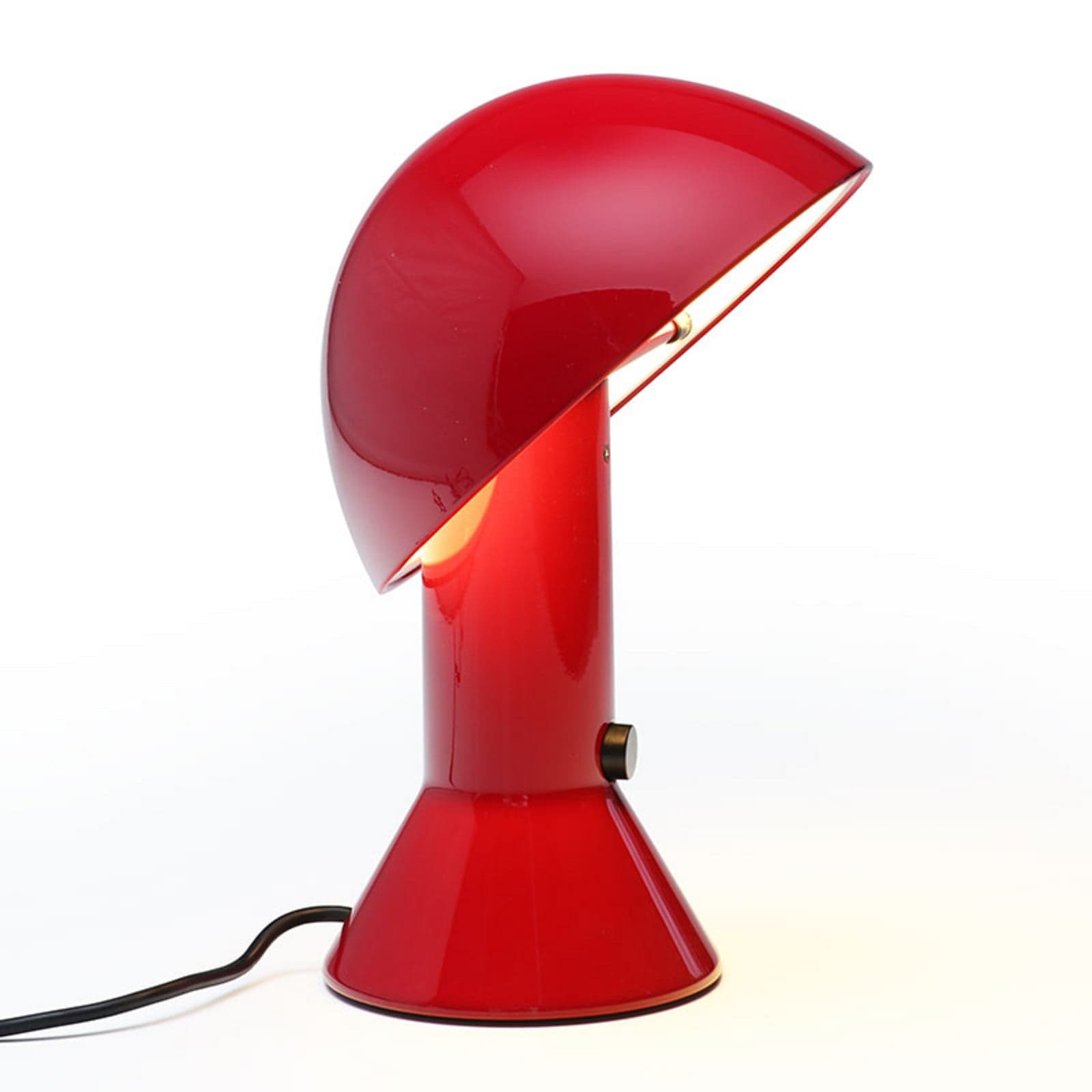 Elmetto Bordlampe Rød - Martinelli Luce Elemtto - Stue - Design - Plast - Med skjerm