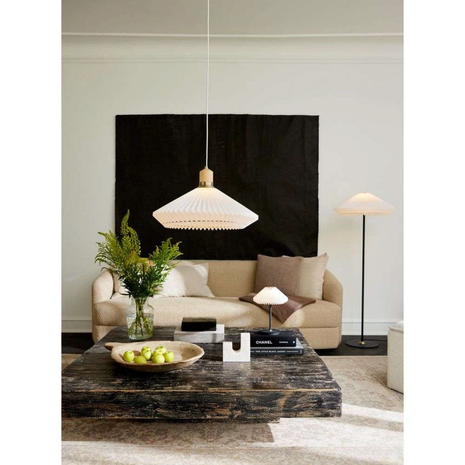 Paris Bordlampe Ø24 Clean White/Black - Halo Design - Stue - Metall