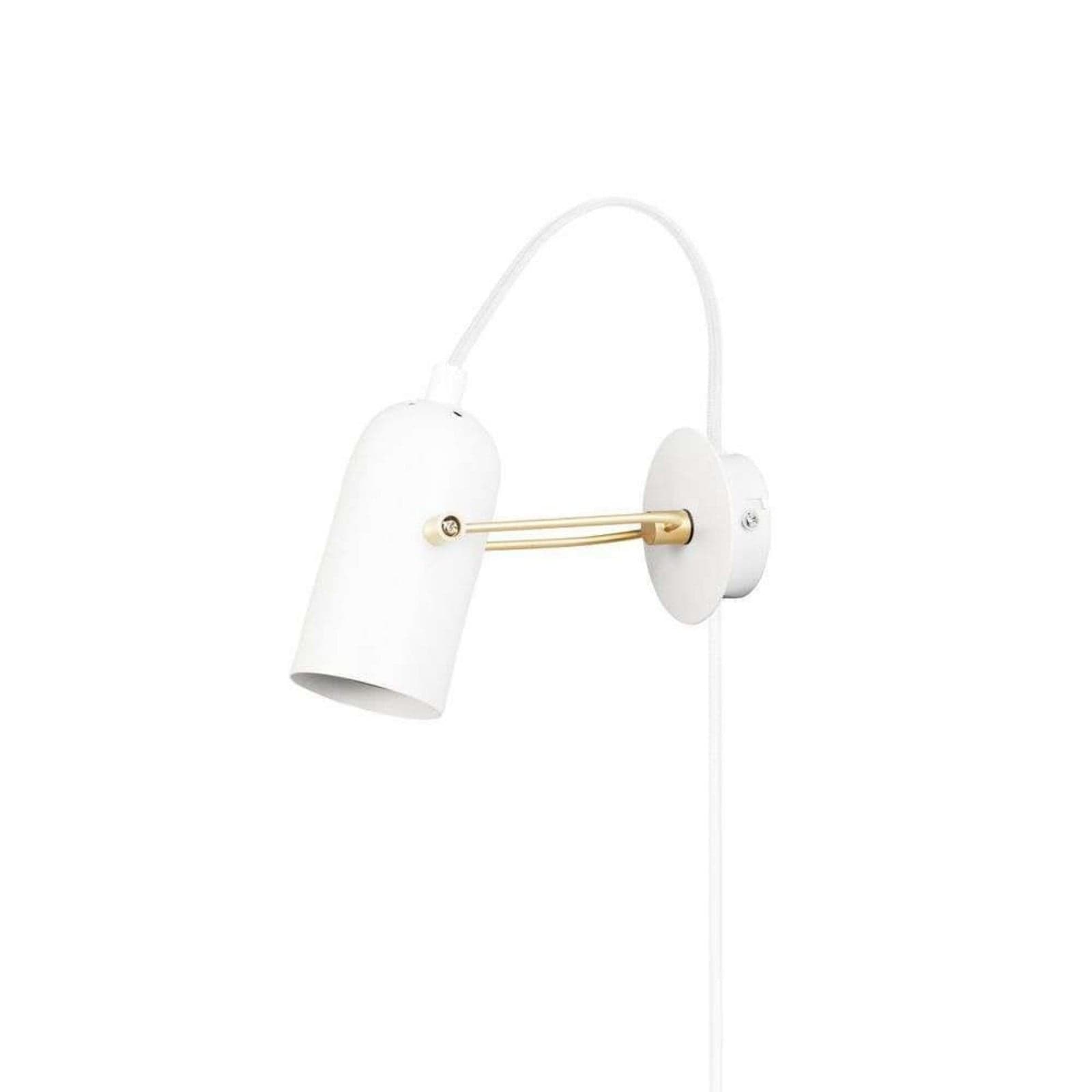 Swan Mini Vegglampe Hvit - Globen Lighting - Metall