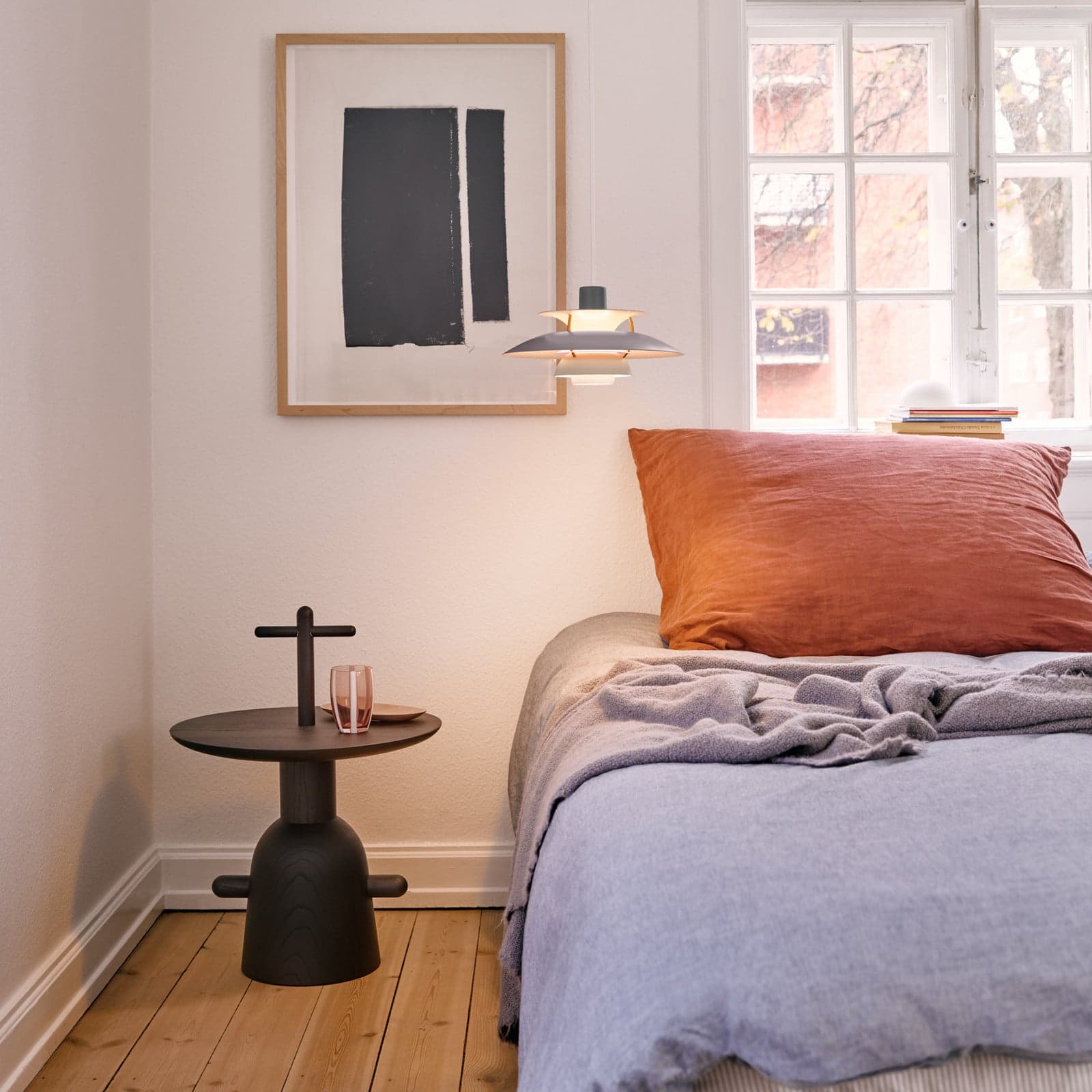 PH 5 300 pendellampe, blå – Louis Poulsen - Stue - Design - Metall - Med en lyskilde