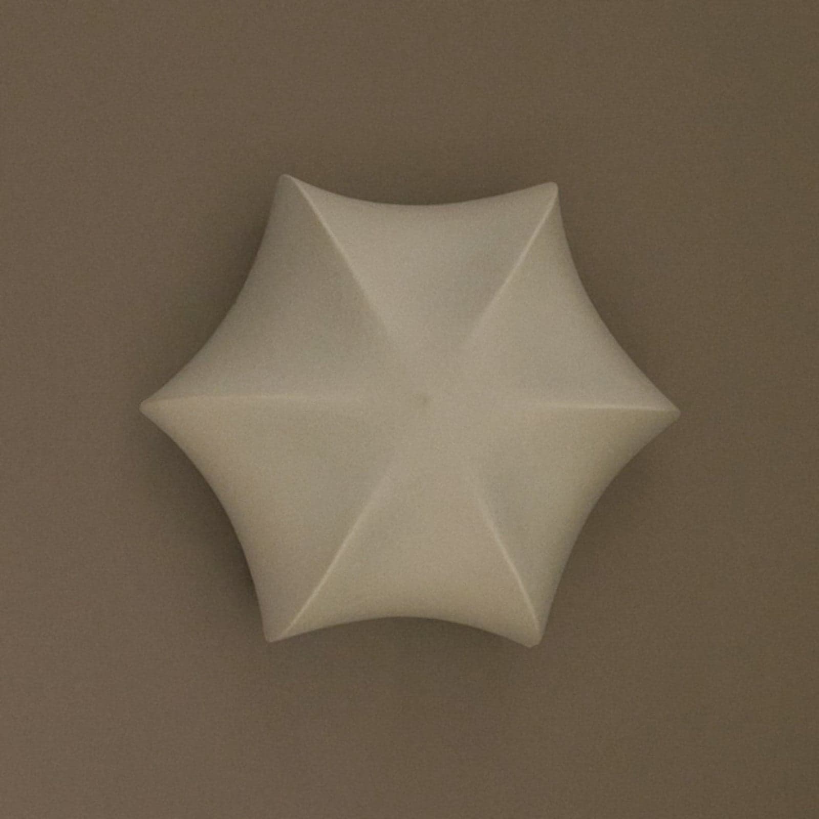 Poem vegglampe, Ø 58 cm, stål, fleece, hvit - ferm LIVING - Stue - Design - Metall - Med flere lyskilder