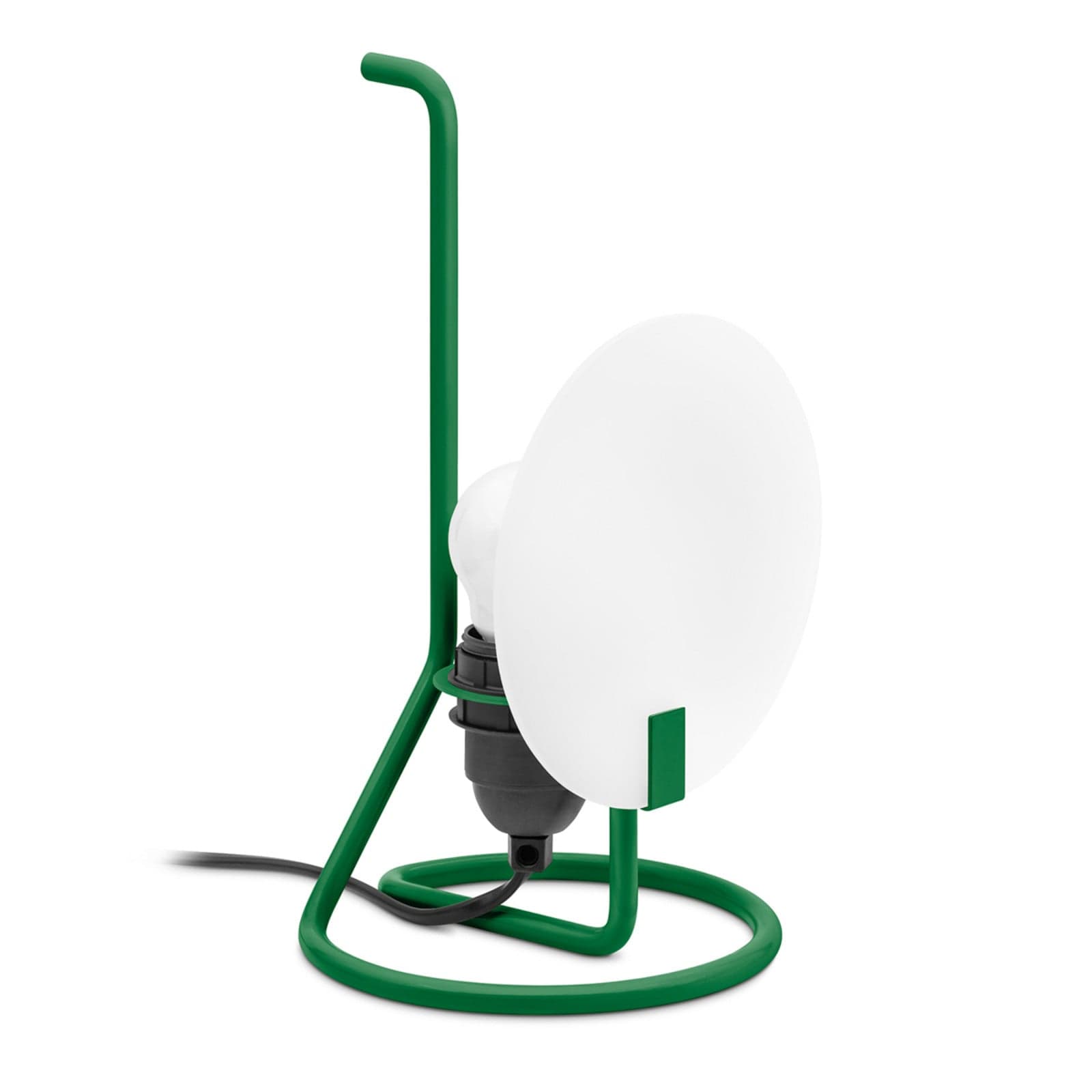 Bugia LED-bordlampe, grønn, høyde 26,3 cm - Stilnovo - Stue - Design - Metall - Med en lyskilde