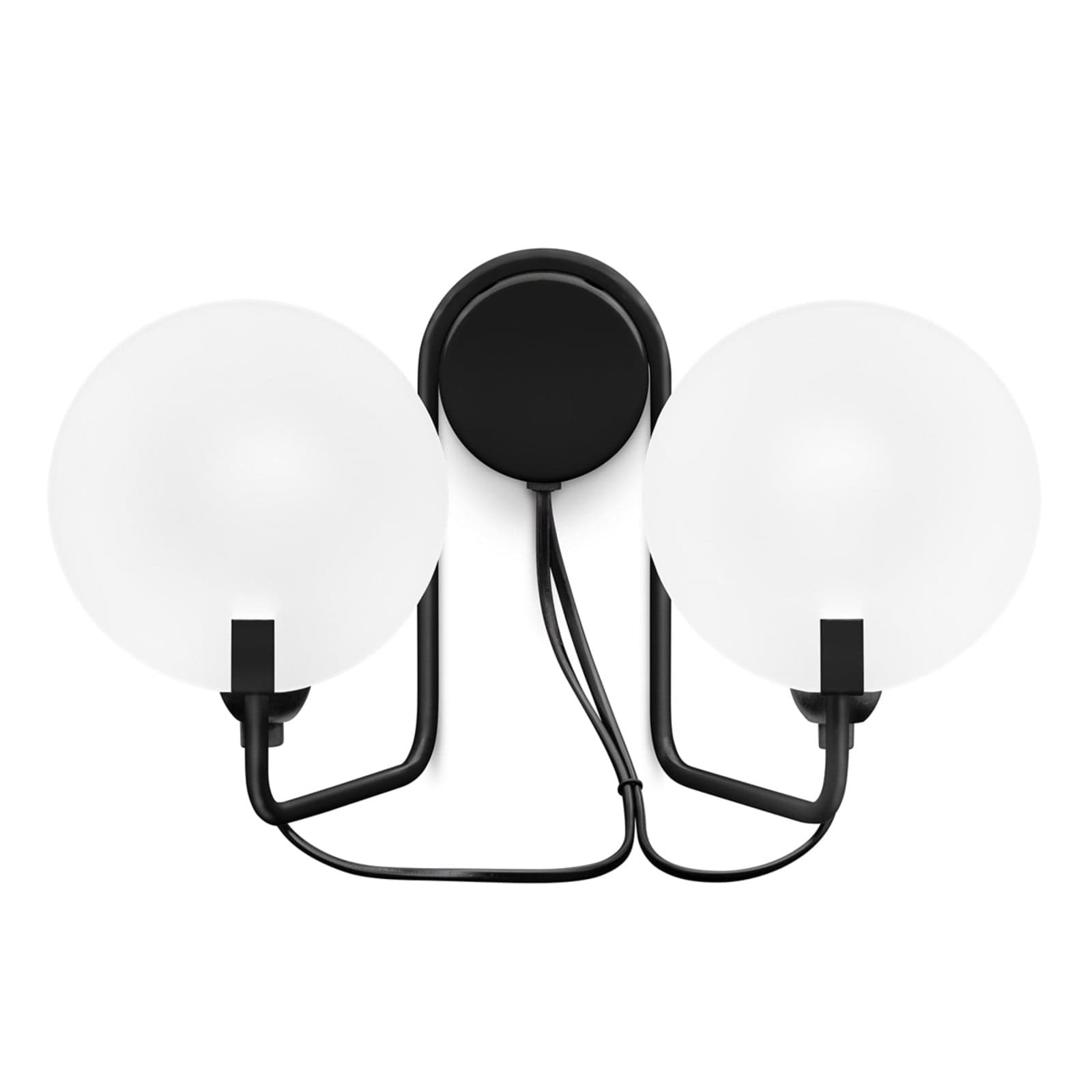 Bugia LED-vegglampe, svart, 2 lyskilder - Stilnovo - Stue - Design - Metall - Med flere lyskilder