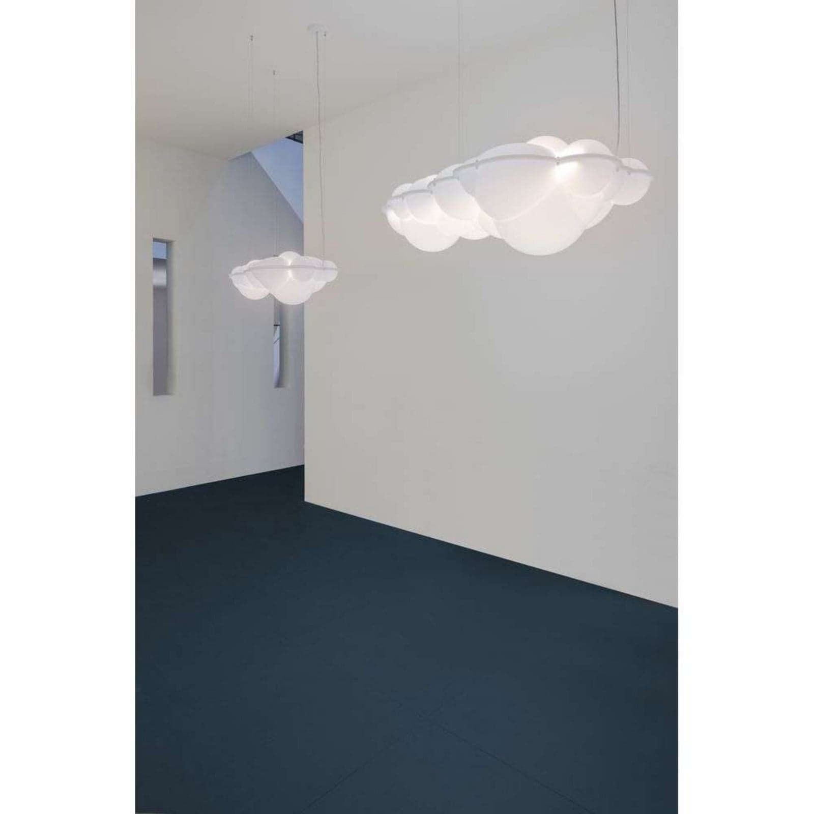 Nuvola LED Pendel Minor White - Nemo Lighting - Stue - Plast