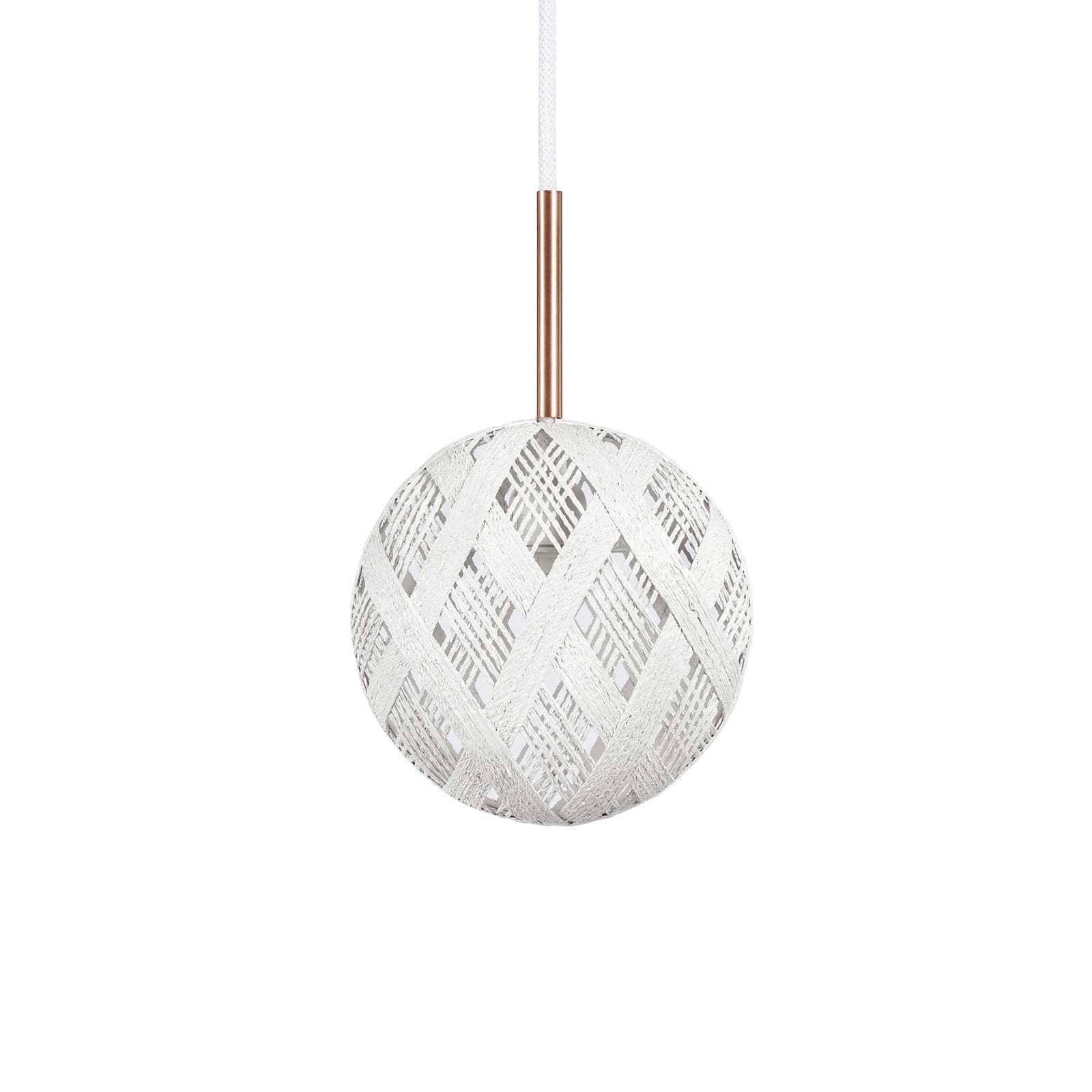 Chanpen XS hengelampe, hvit, Ø 19 cm - Forestier - Stue - Design - Med en lyskilde