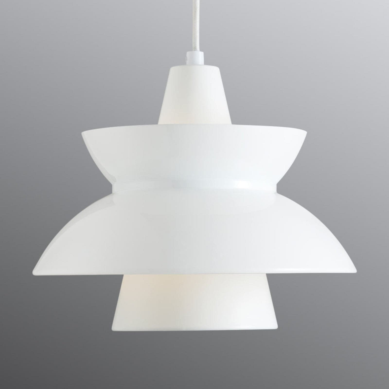 Doo-Wop Pendel White - Louis Poulsen - Stue - Design - Metall - Med en lyskilde