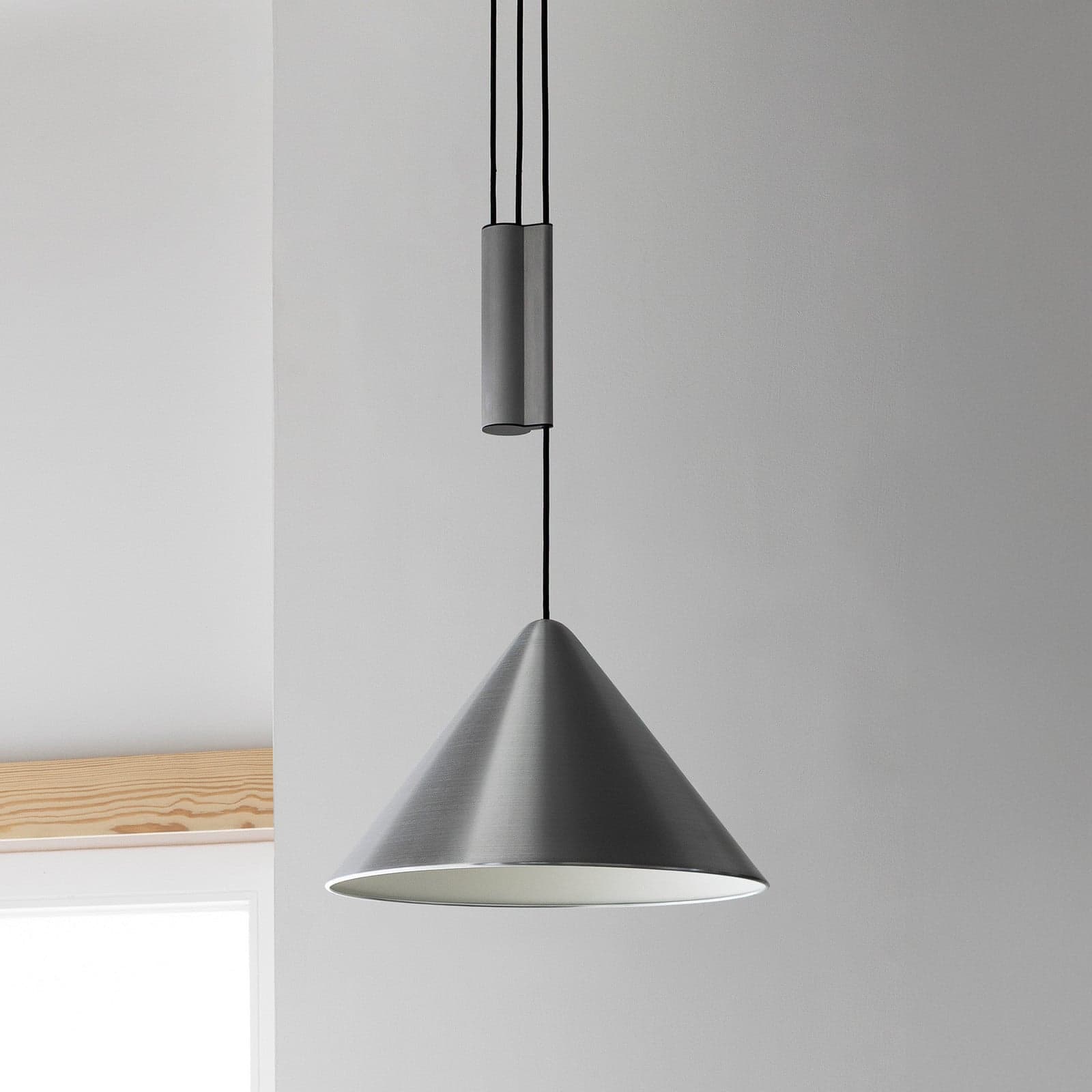 Compass pendellampe, aluminium, Ø 43 cm, E27 – HAY - Stue - Design - Med en lyskilde