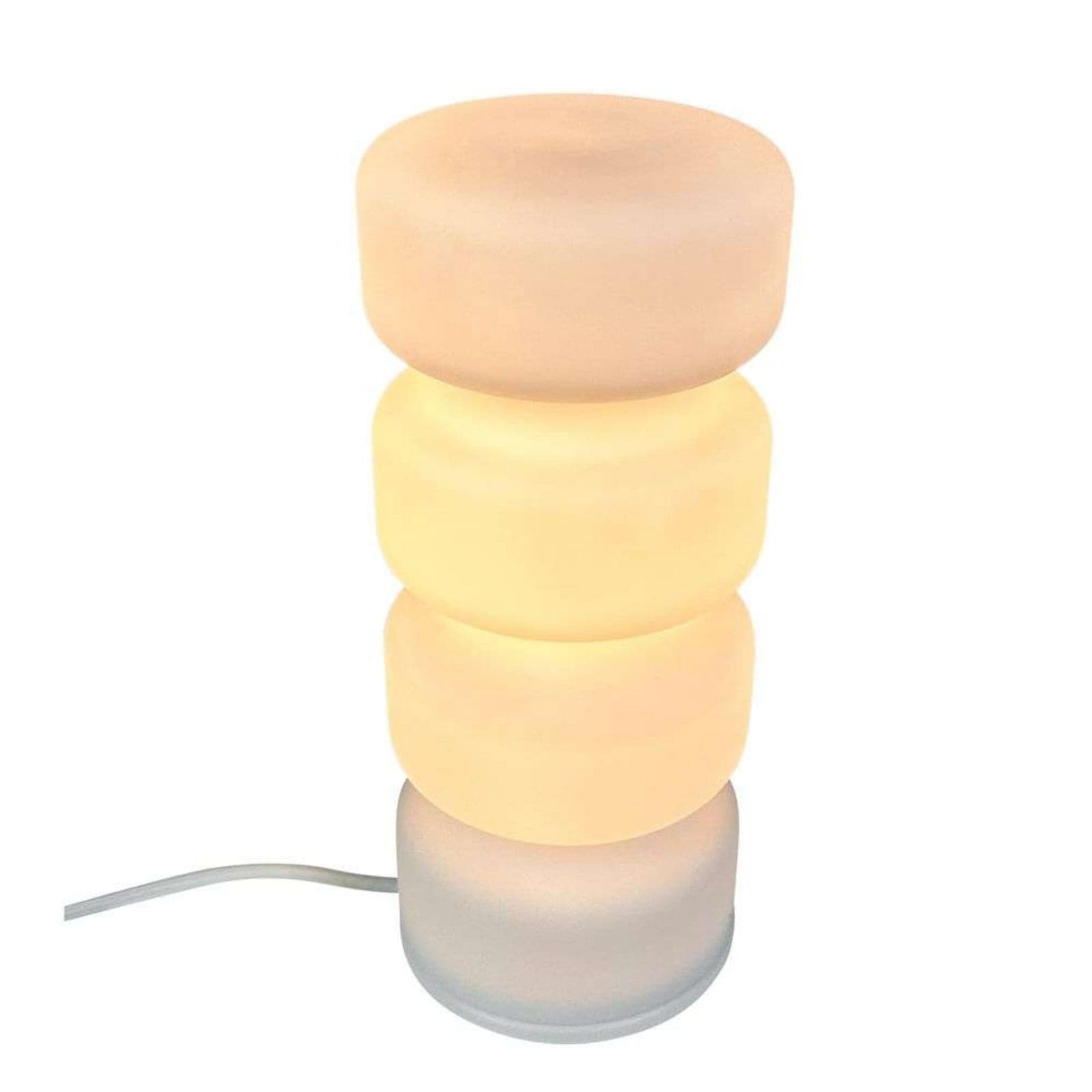 Olive bordlampe, hvit, opalglas, høyde 28 cm - Dyberg Larsen - Stue - Skandinavisk - Glass - Med en lyskilde