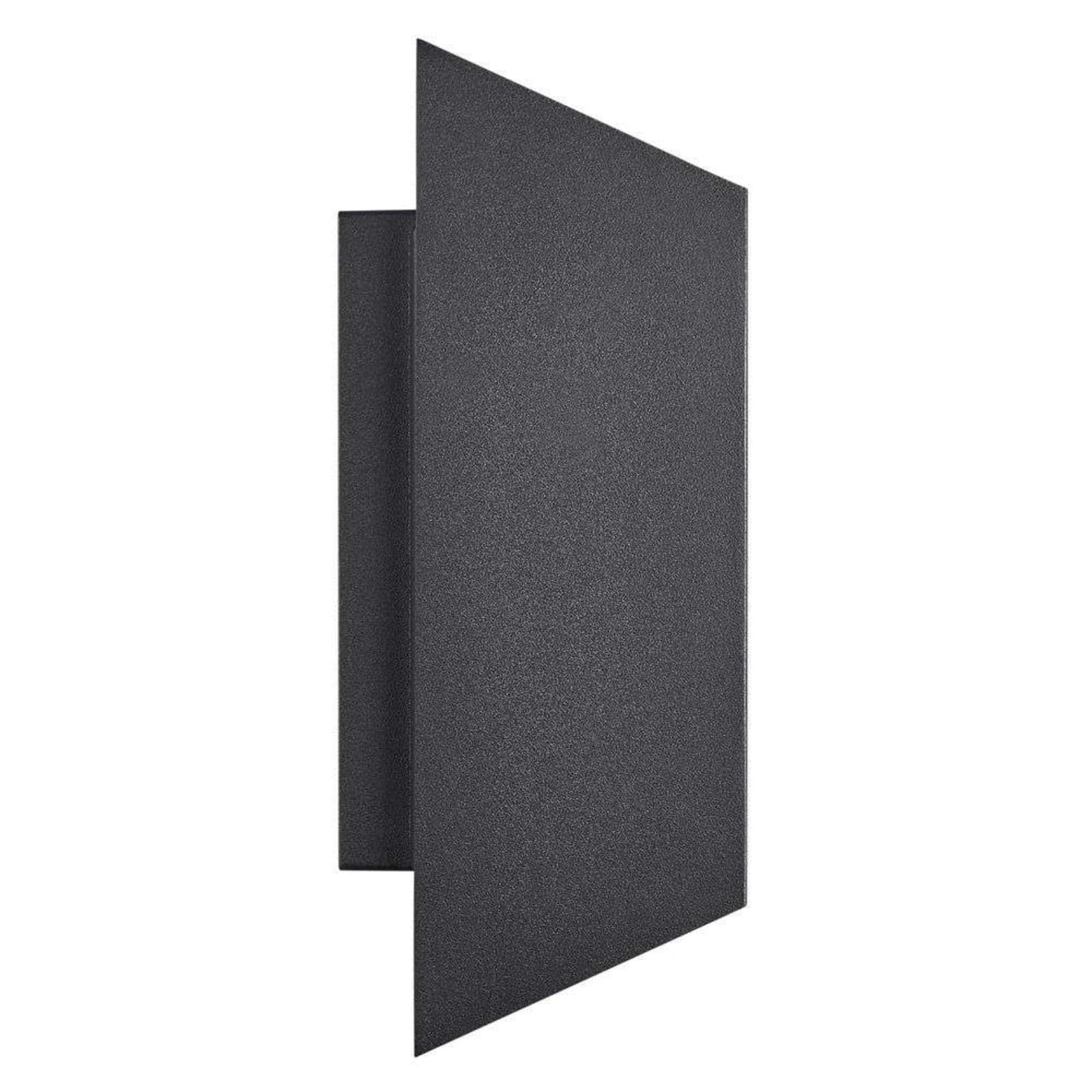 Nico Square 22 Utendørs Vegglampe Black - Nordlux - Terrasse - Aluminium