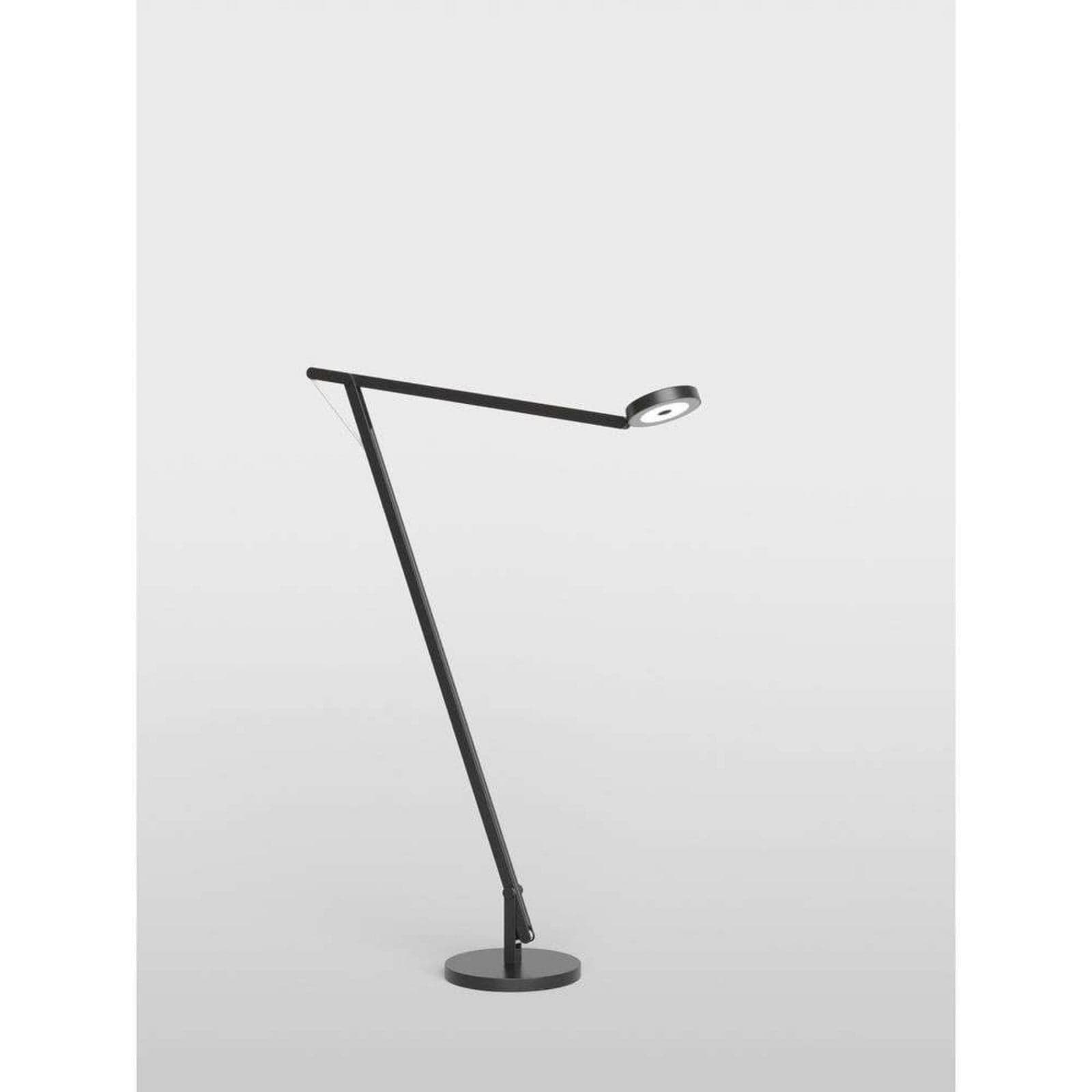 String F1 gulvlampe TW Matt Black/Silver - Rotaliana - Stue - Aluminium