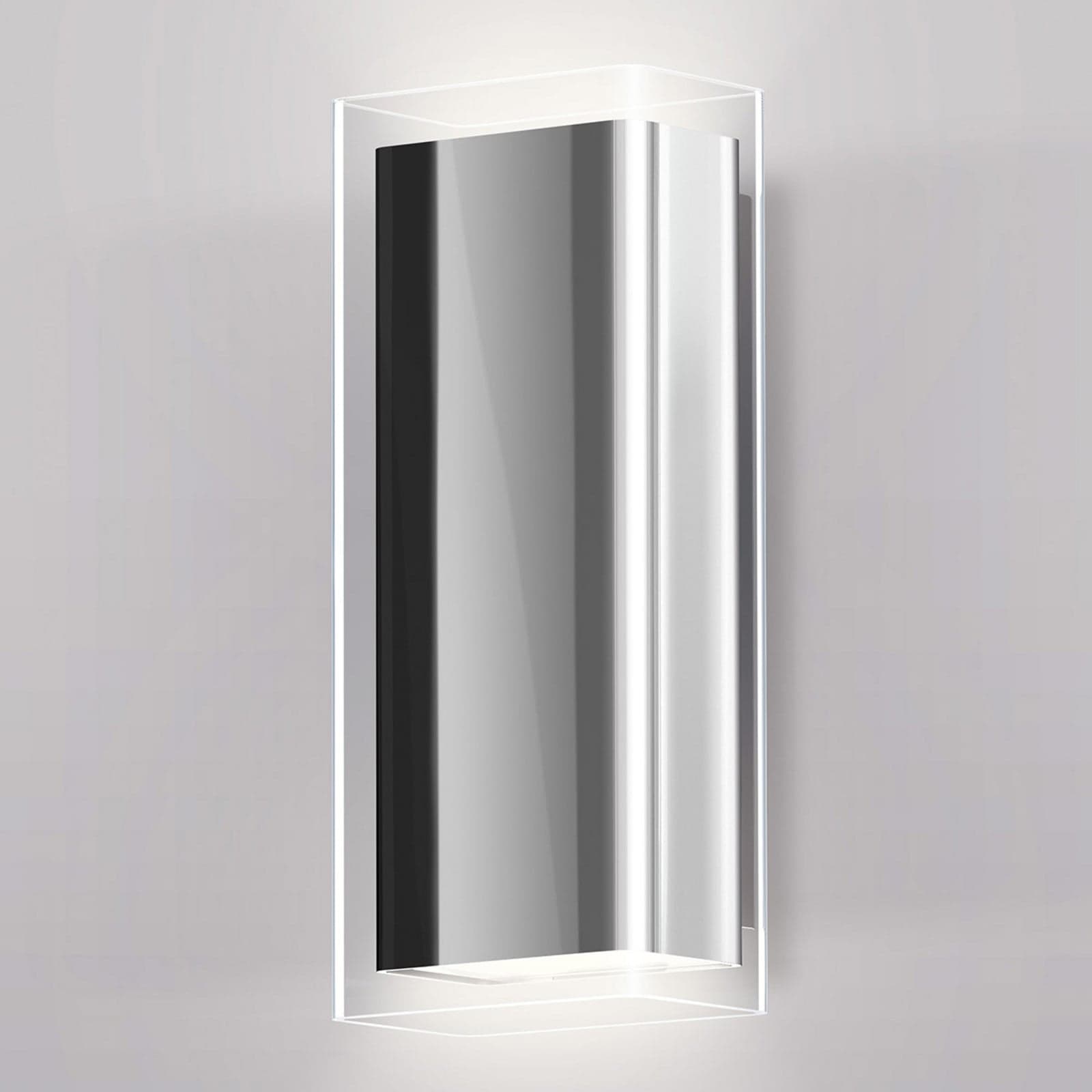 Rod LED Vegglampe M Chrome - Serien Lighting Rod Wall - Stue - Design - Glass - Med flere lyskilder