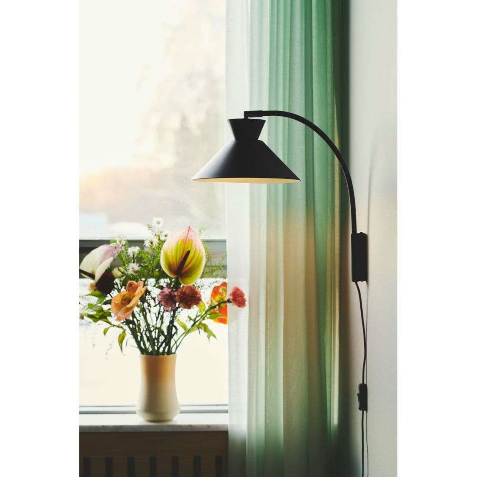 Dial Vegglampe Black - Nordlux - Stue - Metall