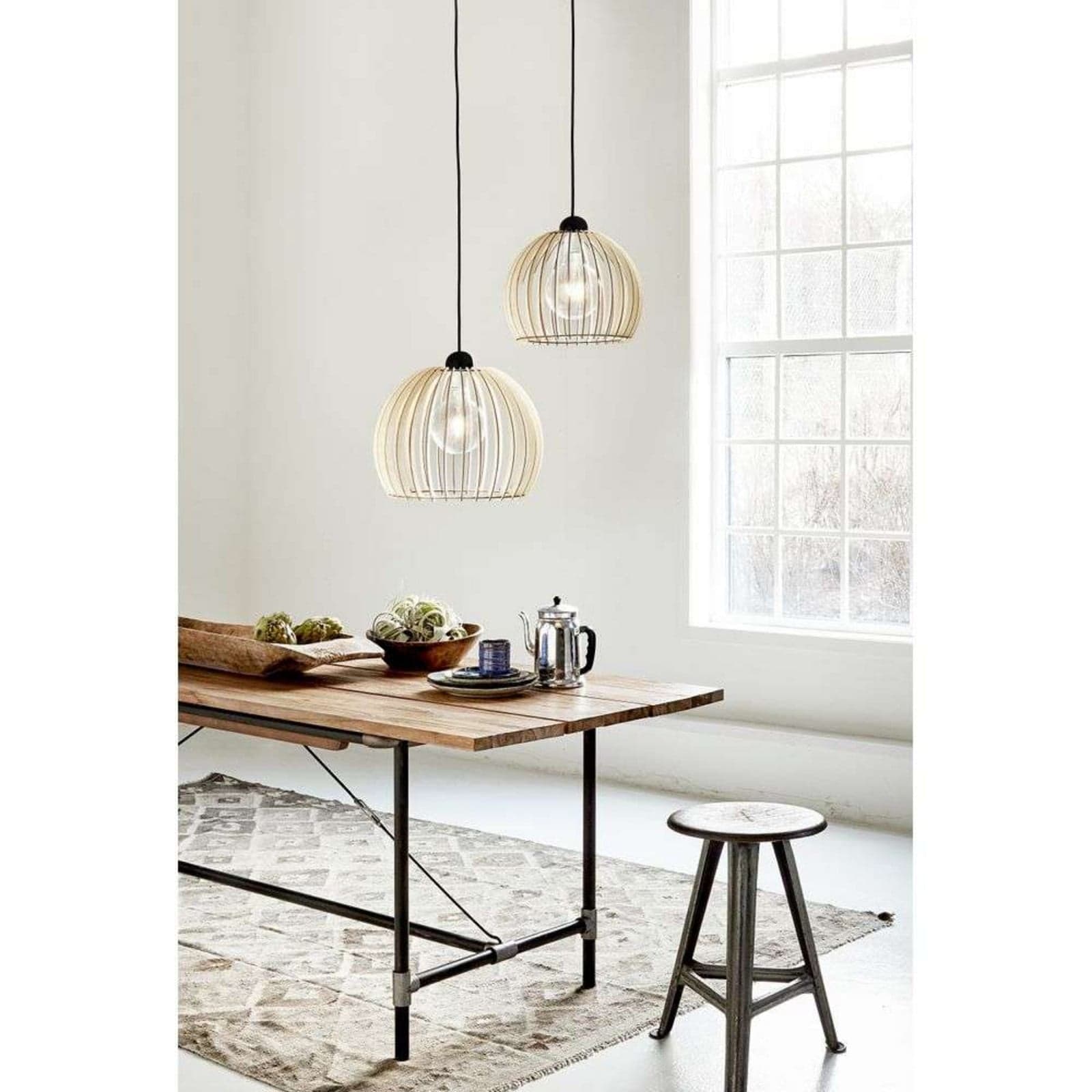 Chino 30 Pendel Wood - Nordlux - Stue - Tre