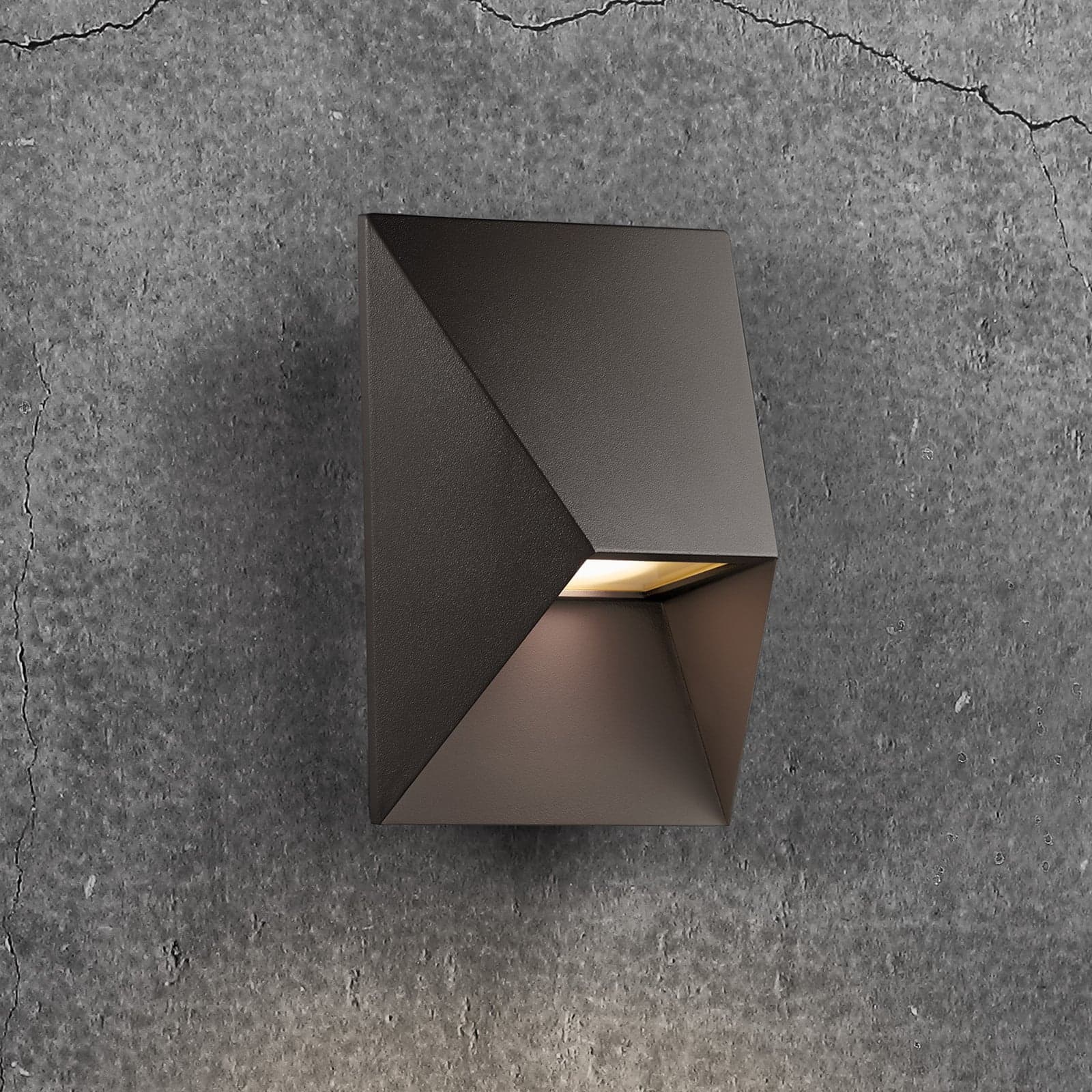 Pontio 15 Utendørs Vegglampe Black - Nordlux - Moderne - Metall - Kantet
