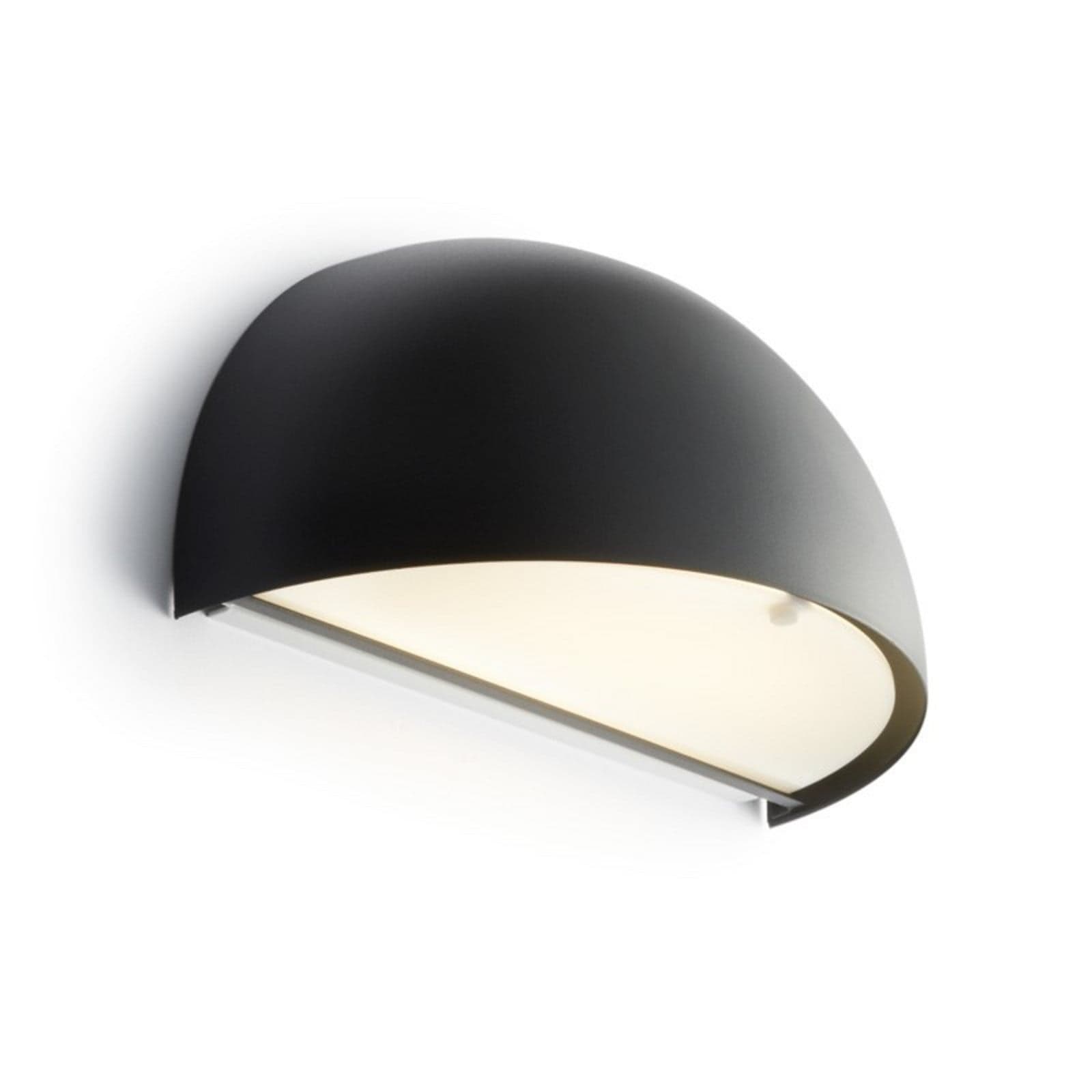 Rørhat LED Utendørs Vegglampe 10,5W Svart - LIGHT-POINT - Terrasse - Metall