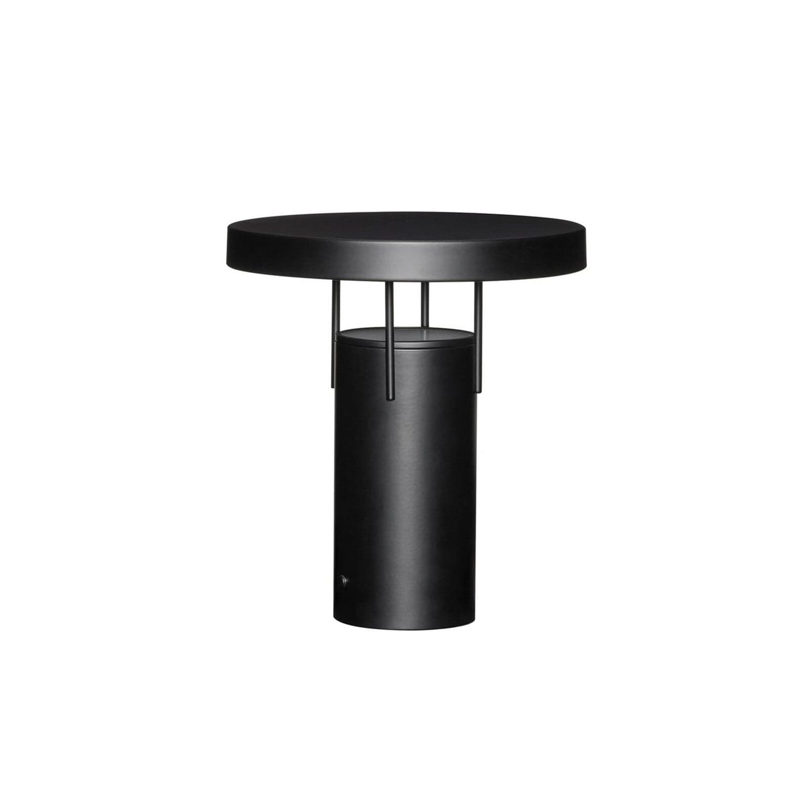 BringMe LED-batteridrevet bordlampe, matt svart, høyde 28 cm – HÜBSCH - Terrasse - Moderne - Metall - Med en lyskilde