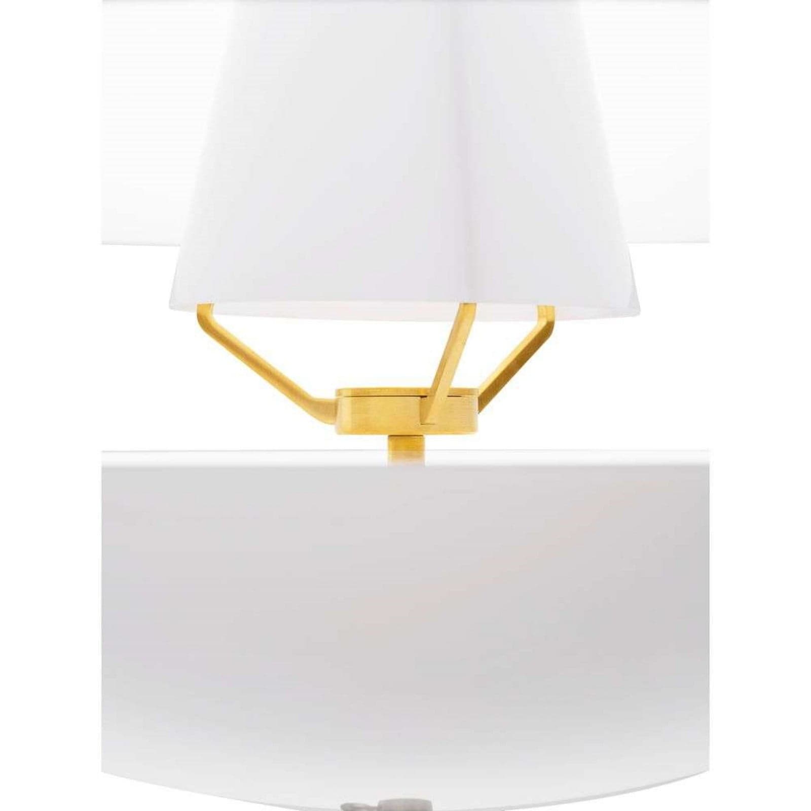 Clam Pendel Ø440 Opal/Brass - Fritz Hansen - Stue - Glass