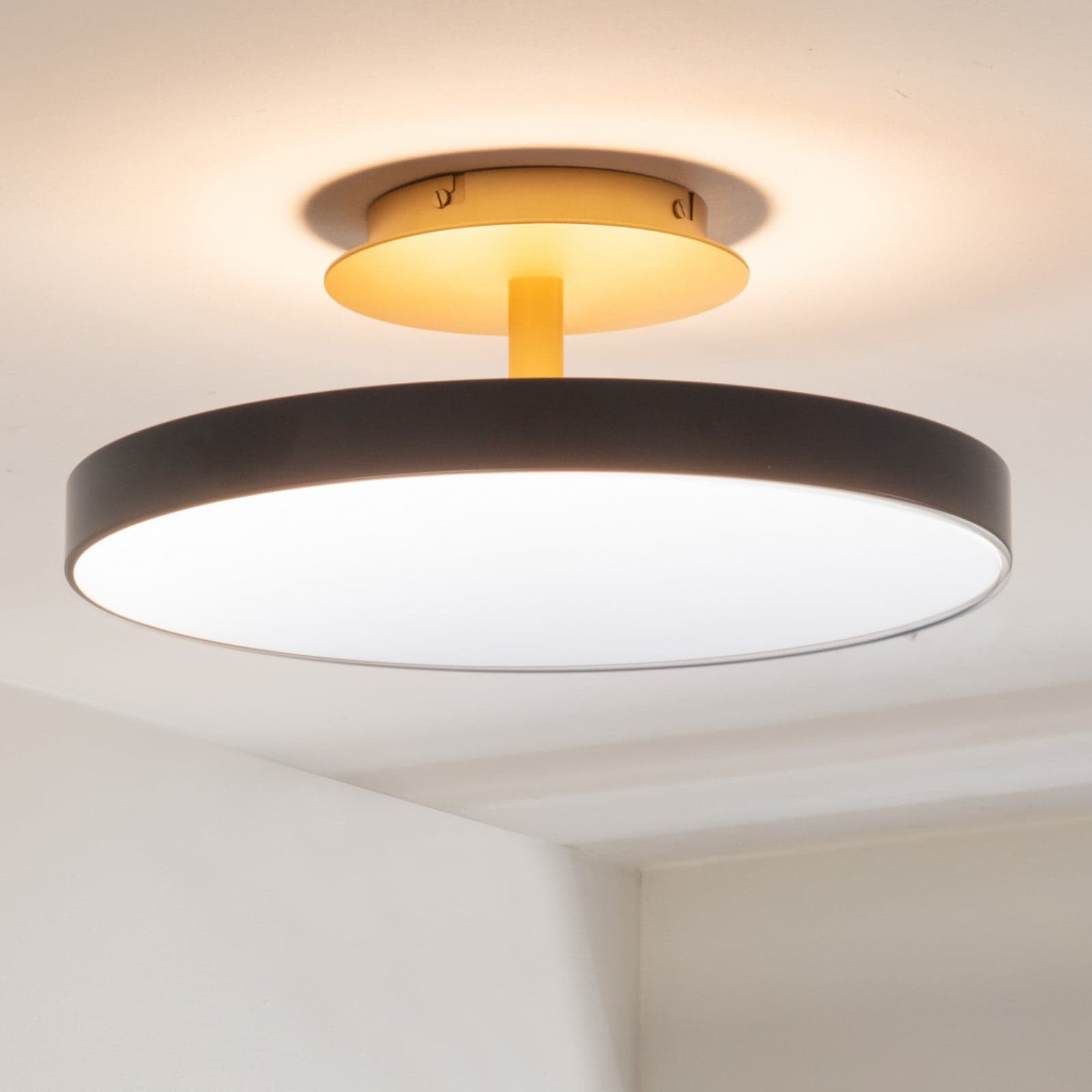 Asteria UP PLUS LED-taklampe, antrasitt 40 cm CCT - UMAGE - Stue - Design - Metall - Med avstand
