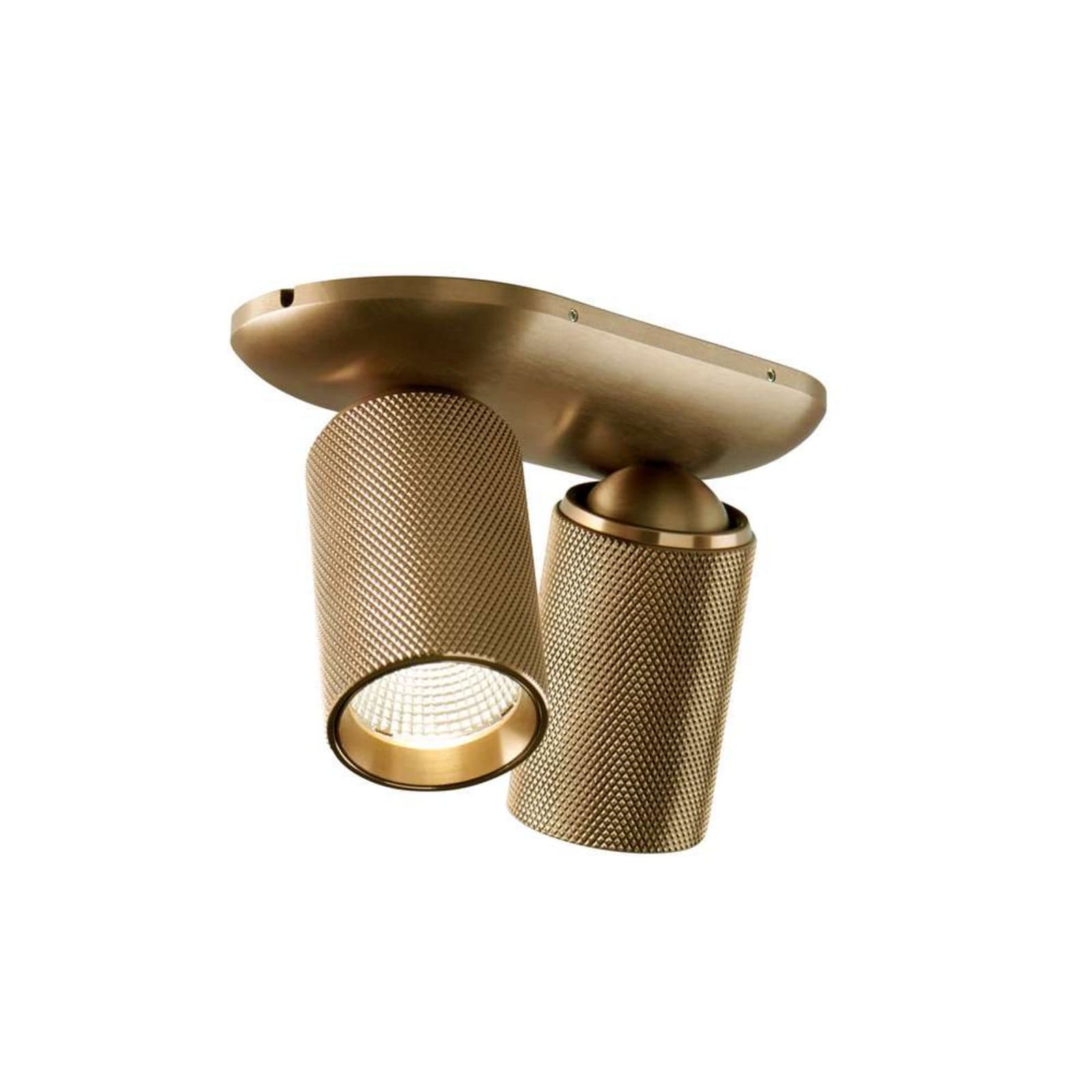 Raw 2 Taklampe 2700/3000K Brass - LIGHT-POINT - Stue - Aluminium