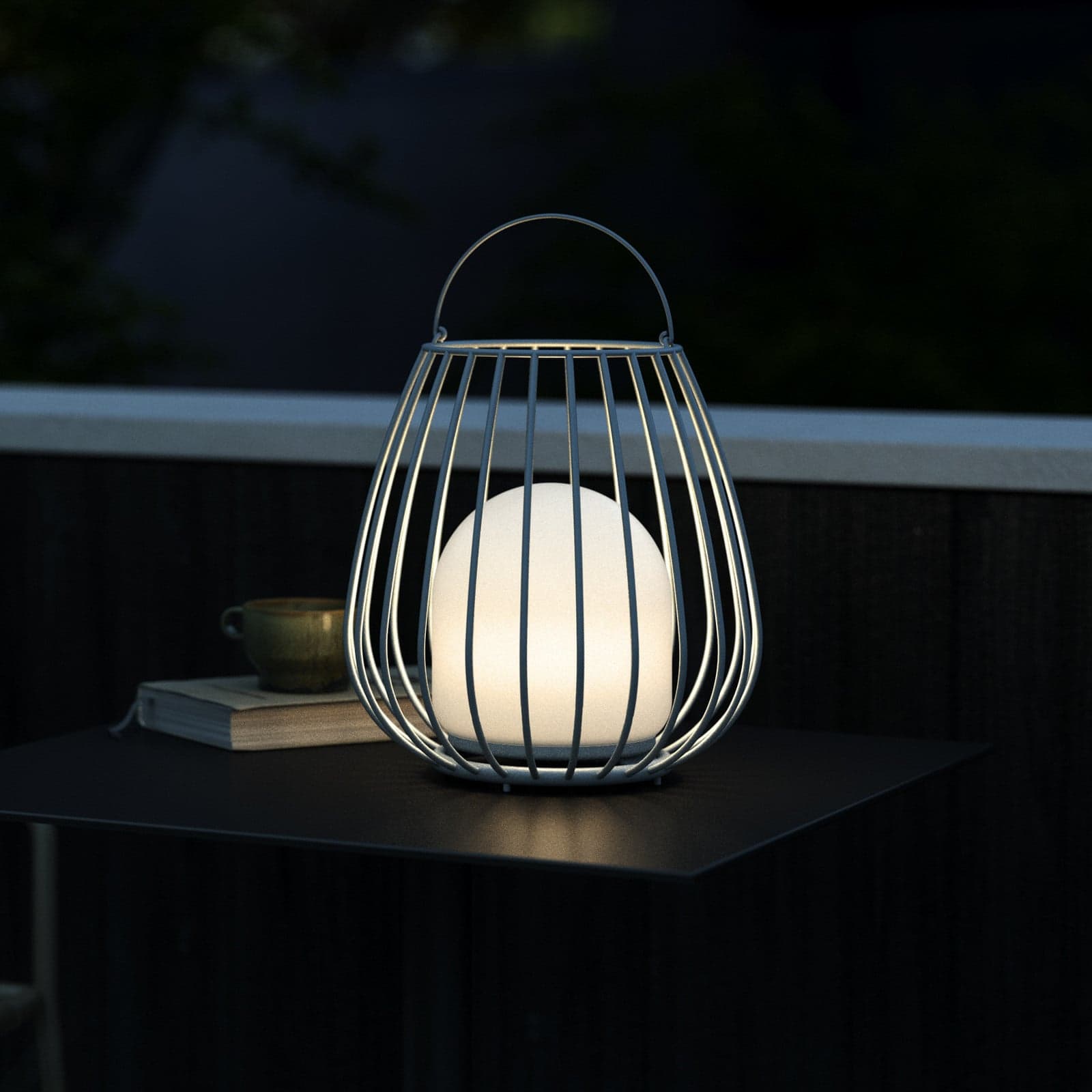 Jim Portable Utendørslampe Grey - Nordlux Jim To-Go - Moderne - Metall - Med skjerm