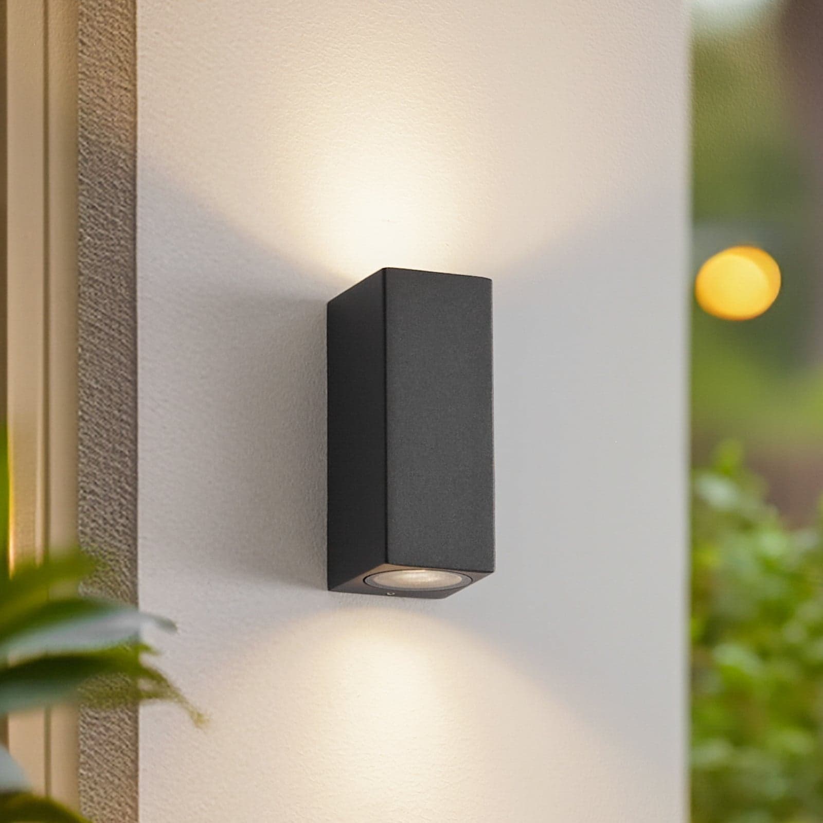 Xava Up/Down Utendørs Vegglampe IP65 Graphite - Lucande - Balkong - Moderne - Metall - Kantet
