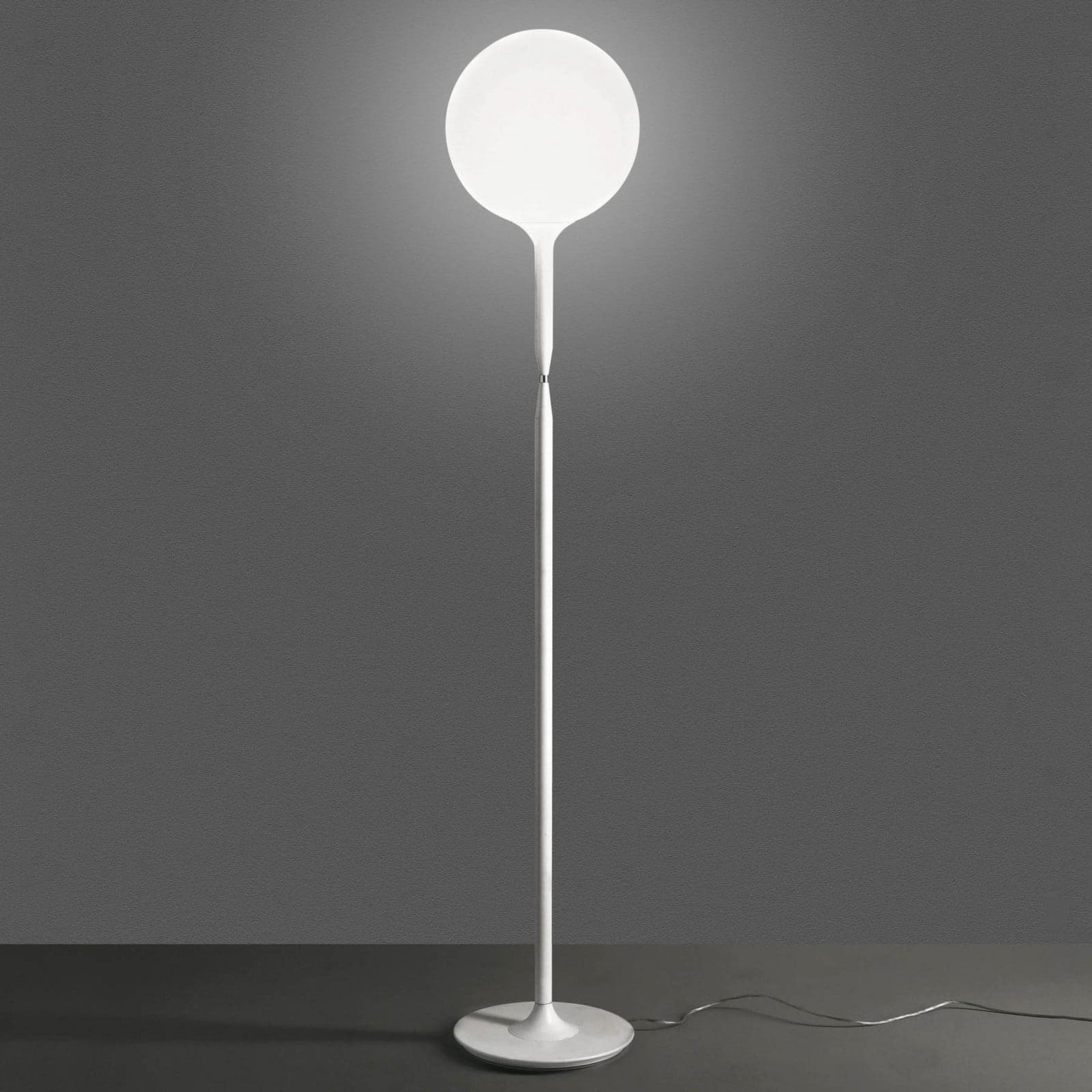 Castore 35 Gulvlampe White - Artemide - Stue - Design - Glass - Kule