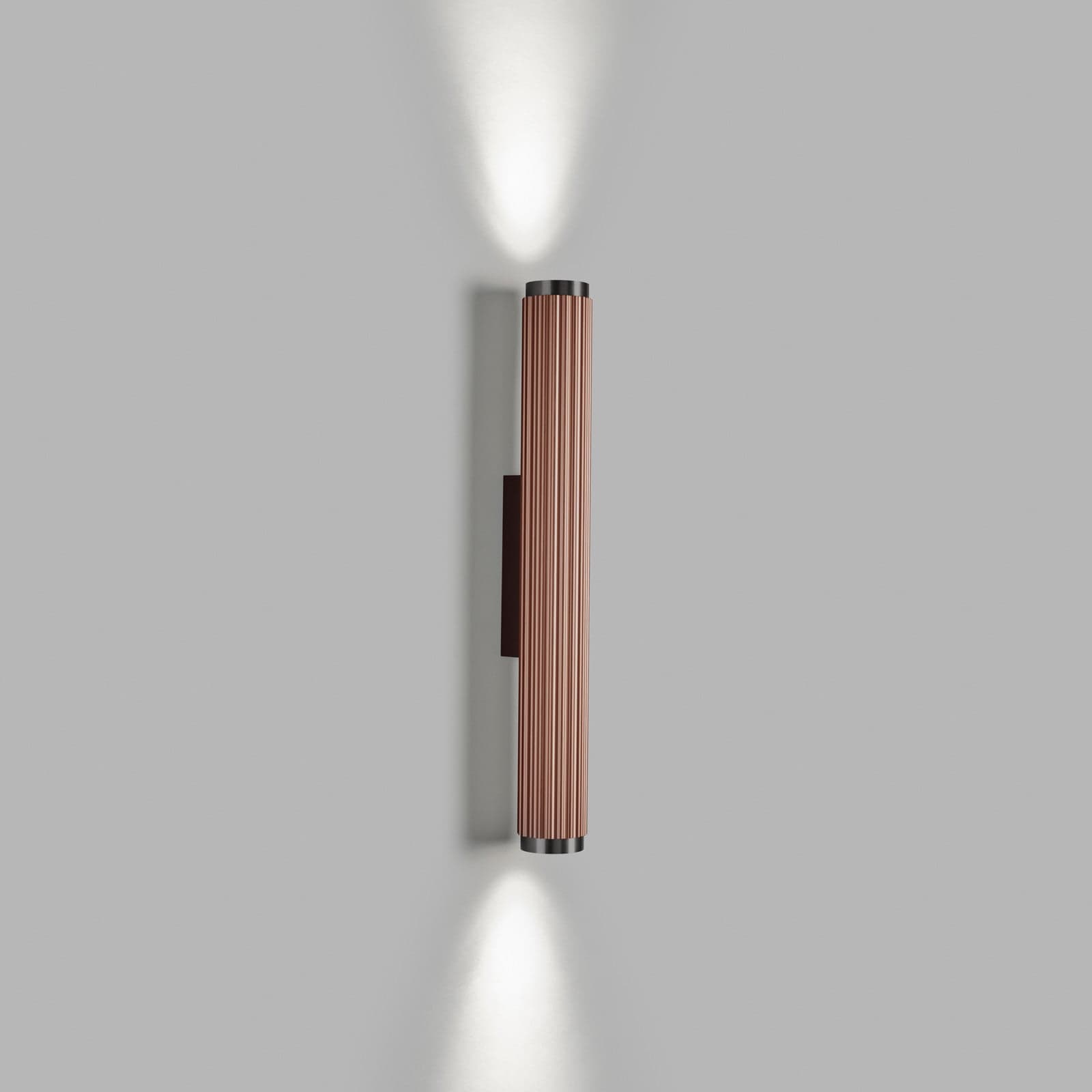 Velvet W1 Switch Tune LED-vegglampe i roségull – LIGHT-POINT - Stue - Moderne - Aluminium - Med en lyskilde