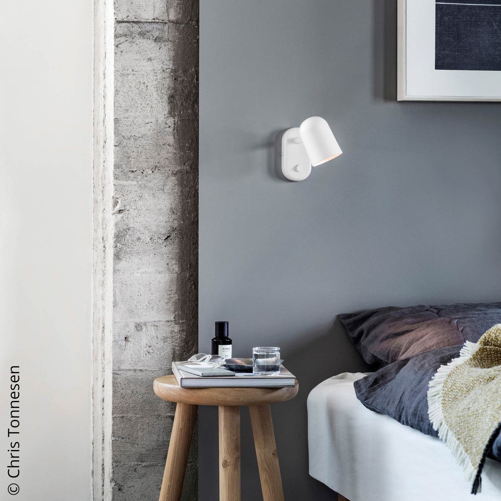 Buddy Vegglampe White - Northern Buddy wall - Stue - Skandinavisk - Metall - Med en lyskilde