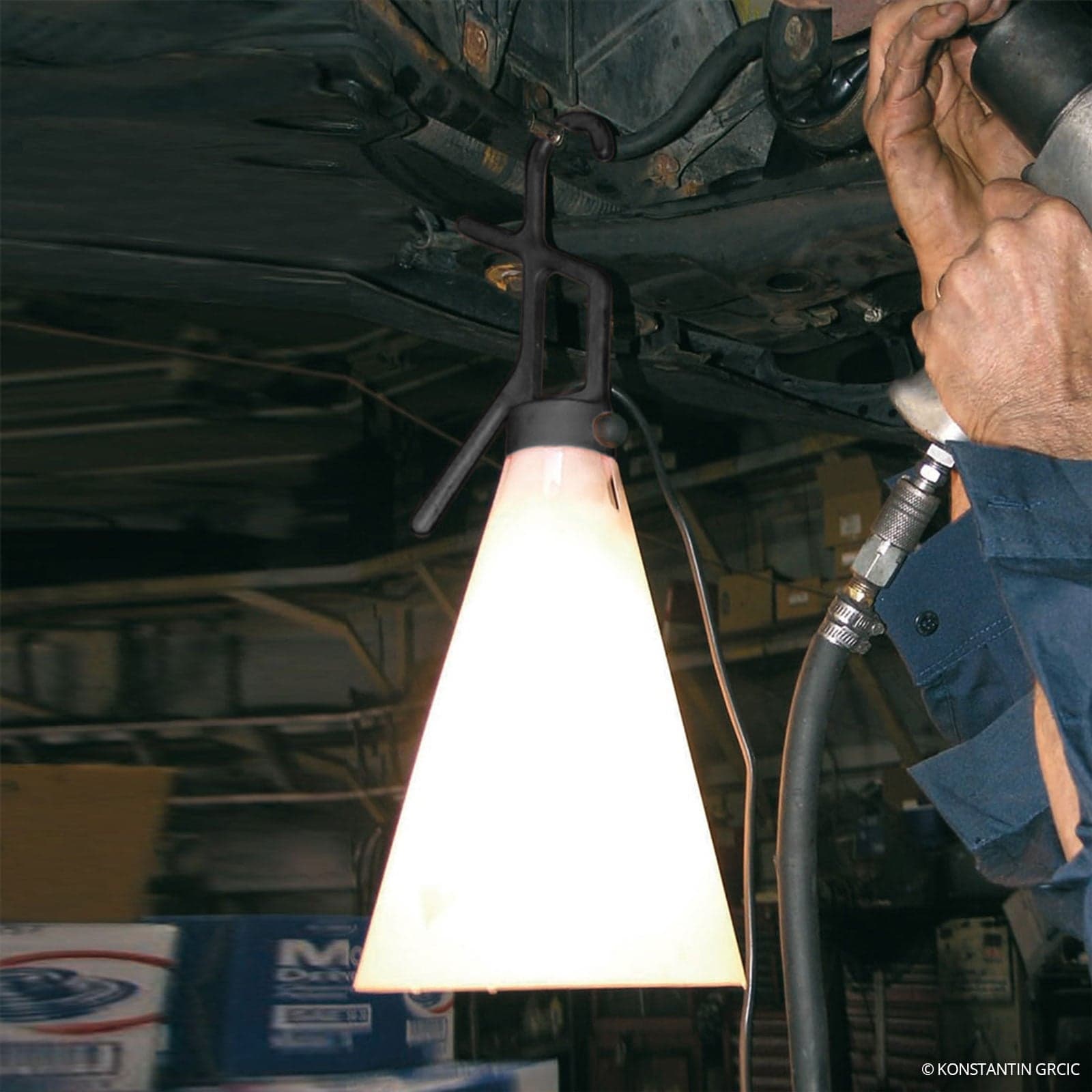 Mayday Arbejdslampe Svart - Flos - Design - Plast