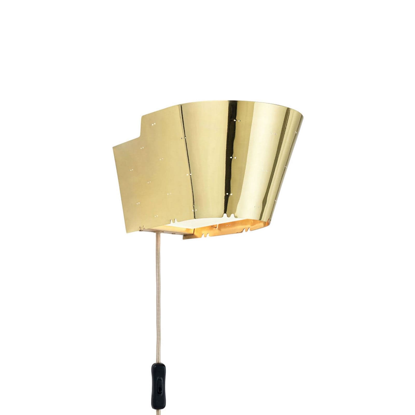9464 Vegglampe Messing/Messing - GUBI - Stue - Design - Metall - Med en lyskilde
