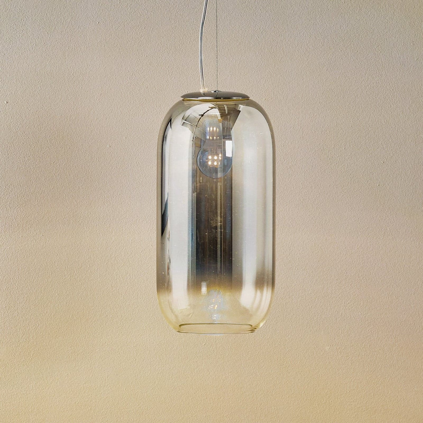 Gople Mini Pendel Silver - Artemide - Stue - Design - Glass - Med en lyskilde