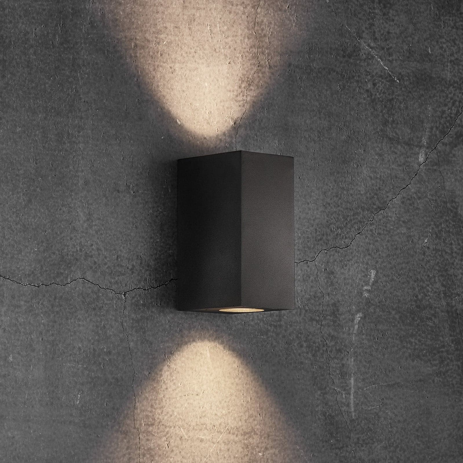 Canto Maxi Kubi 2 Vegglampe Seaside Black - Nordlux - Moderne - Metall - Med flere lyskilder