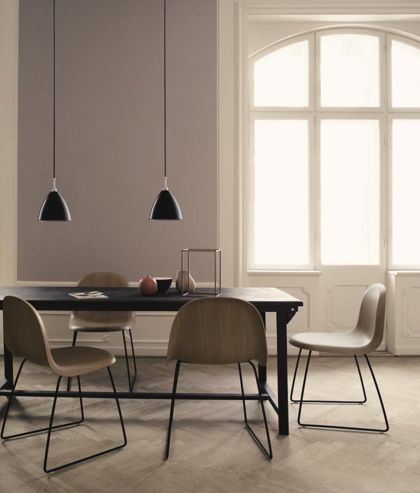 Bestlite BL9 Pendel Ø16 Messing/Grå - GUBI - Stue - Metall