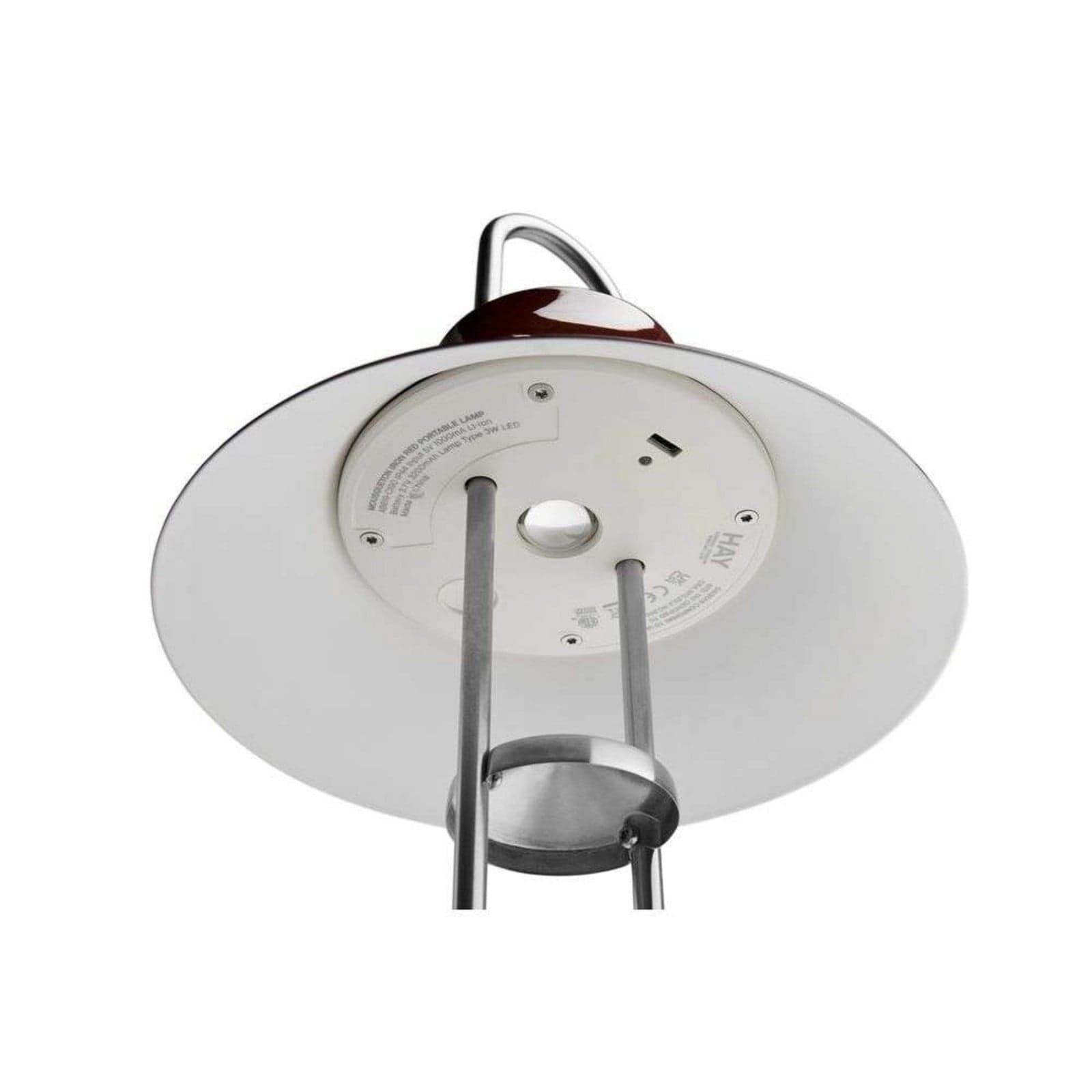 Mousqueton Portable Bordlampe Oyster White - HAY - Stue - Metall