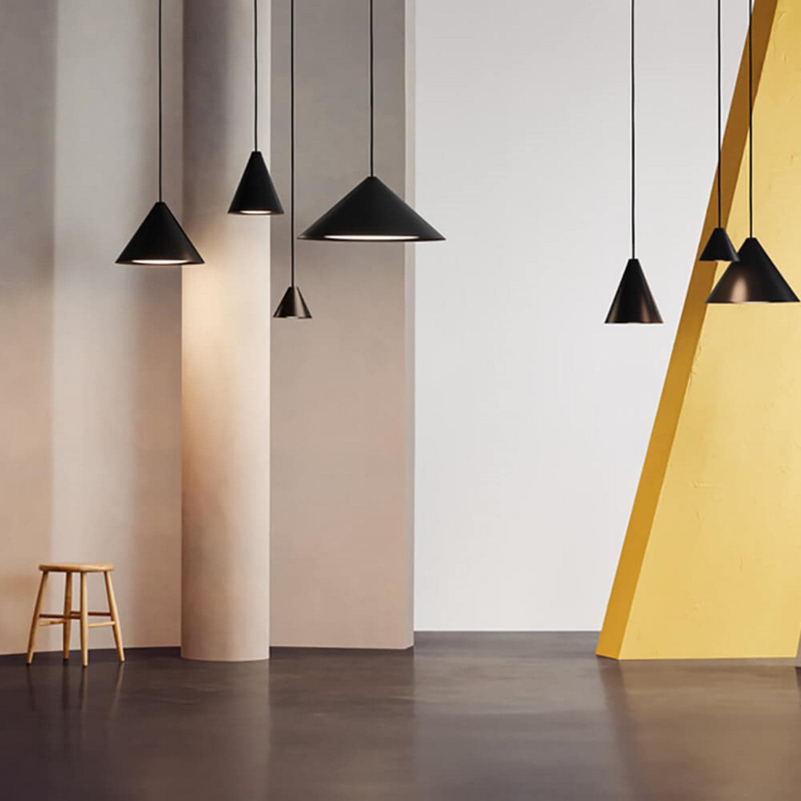 Keglen 175 LED Pendel Hvit - Louis Poulsen - Stue - Aluminium