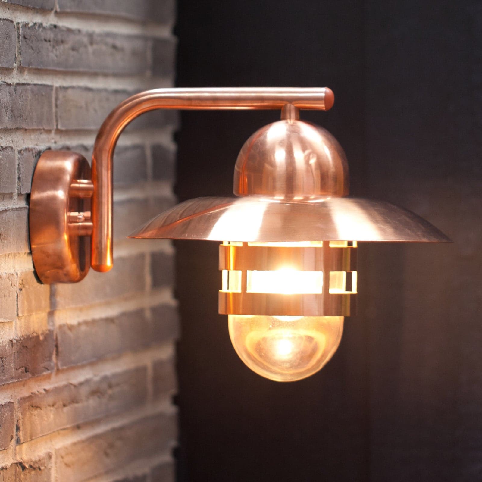 Nibe Utendørs Vegglampe Copper - Nordlux - Rustikk - Metall - Med en lyskilde