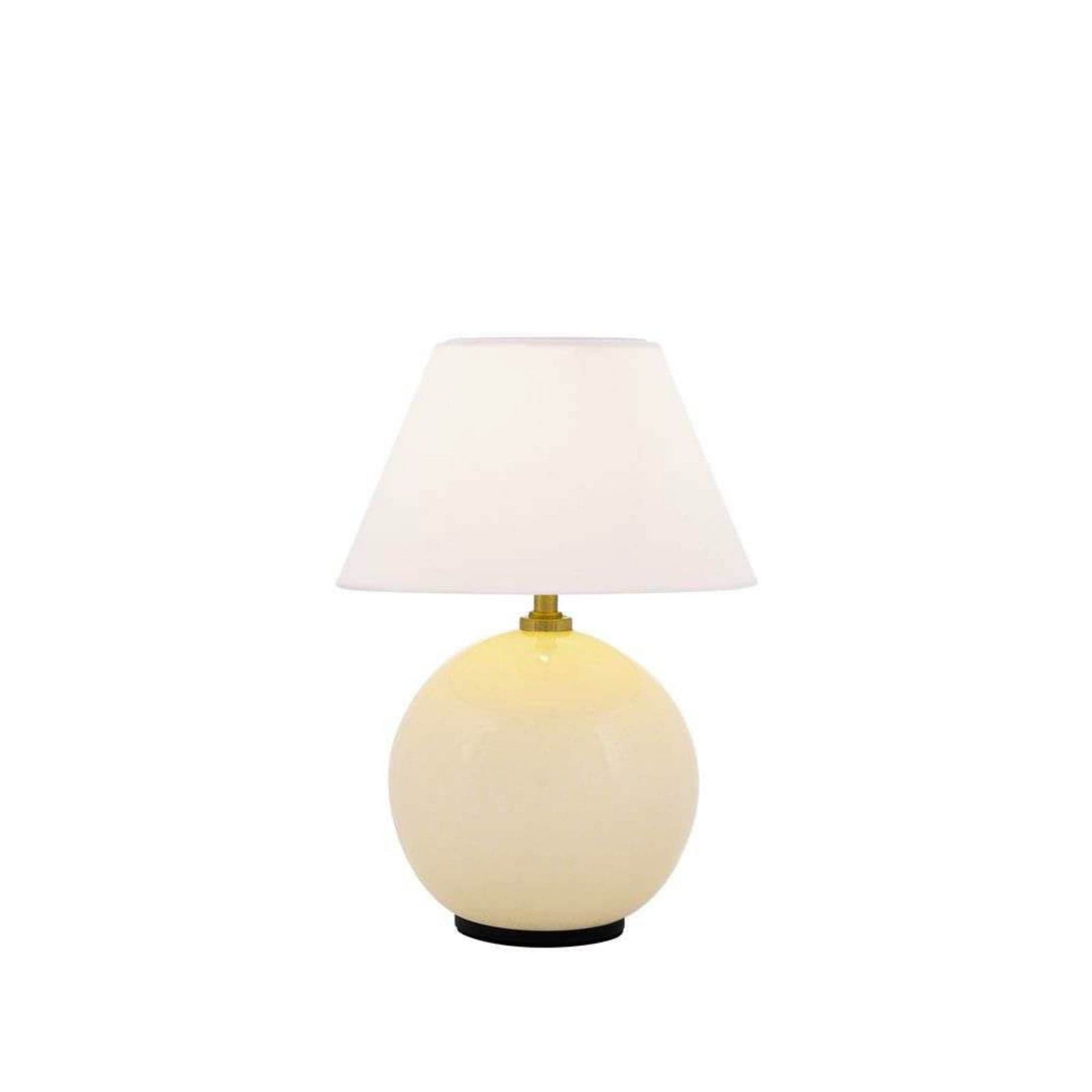 Iris 16 bærbar bordlampe Cream - Globen Lighting - Stue - Vintage - Glass - Med en lyskilde