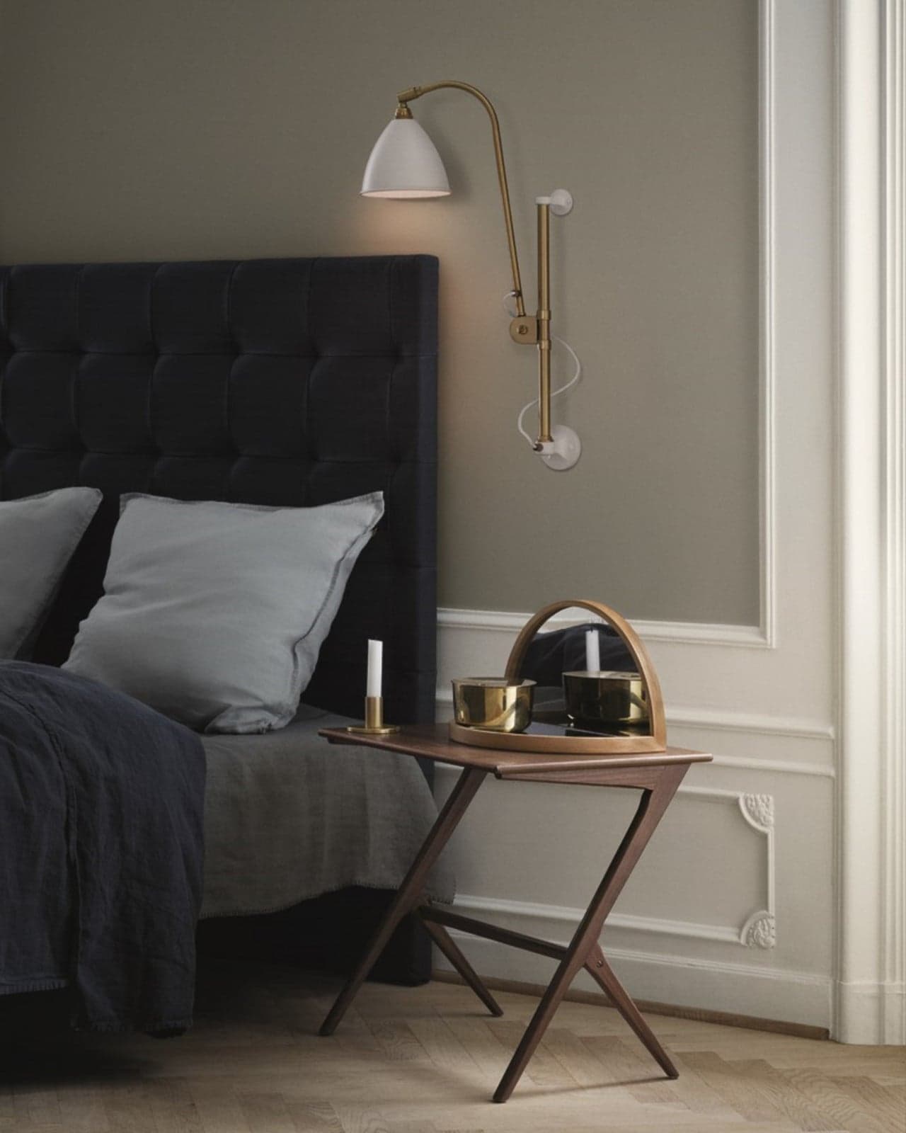Bestlite BL5 Vegglampe Ø16 Krom/Porselen - GUBI - Stue - Metall