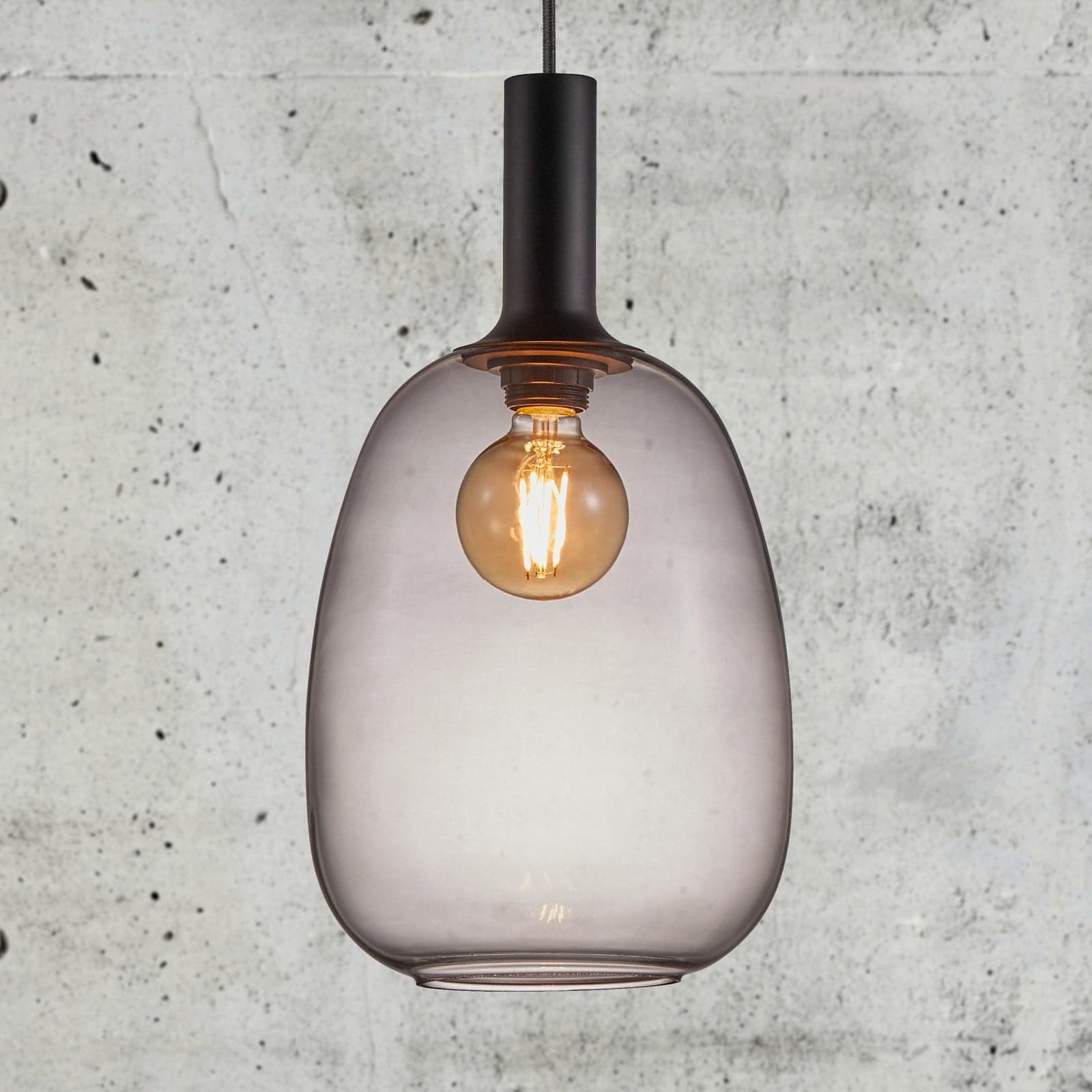 Alton 23 Pendel Smoke - Nordlux - Stue - Moderne - Glass - Med en lyskilde