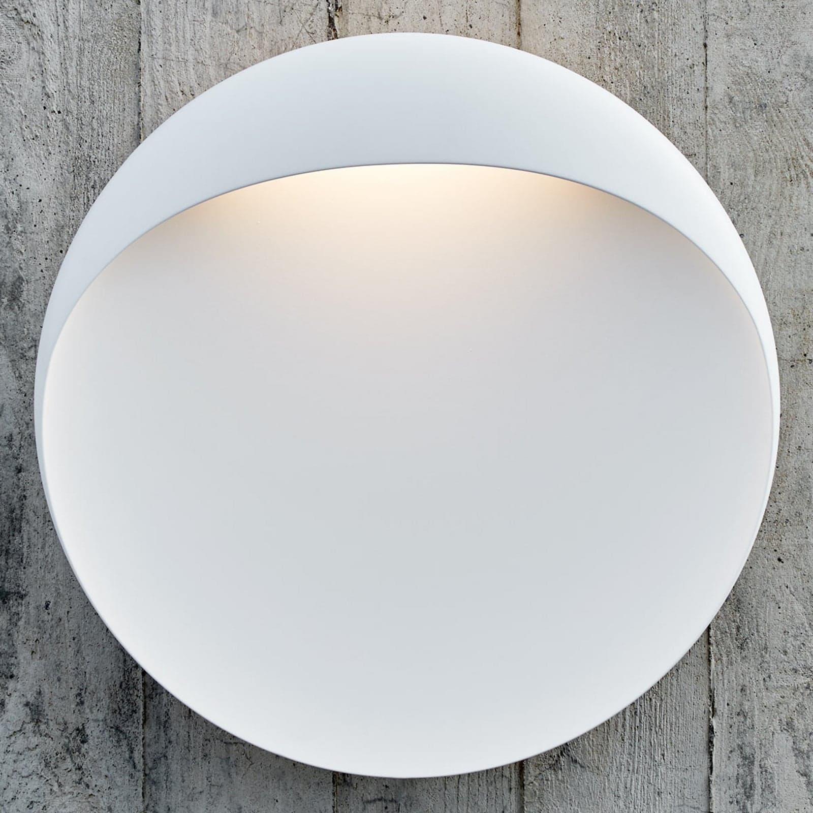 Flindt vegglampe, Ø 40 cm, 3000 K, hvit – Louis Poulsen - Stue - Design - Aluminium - Rund