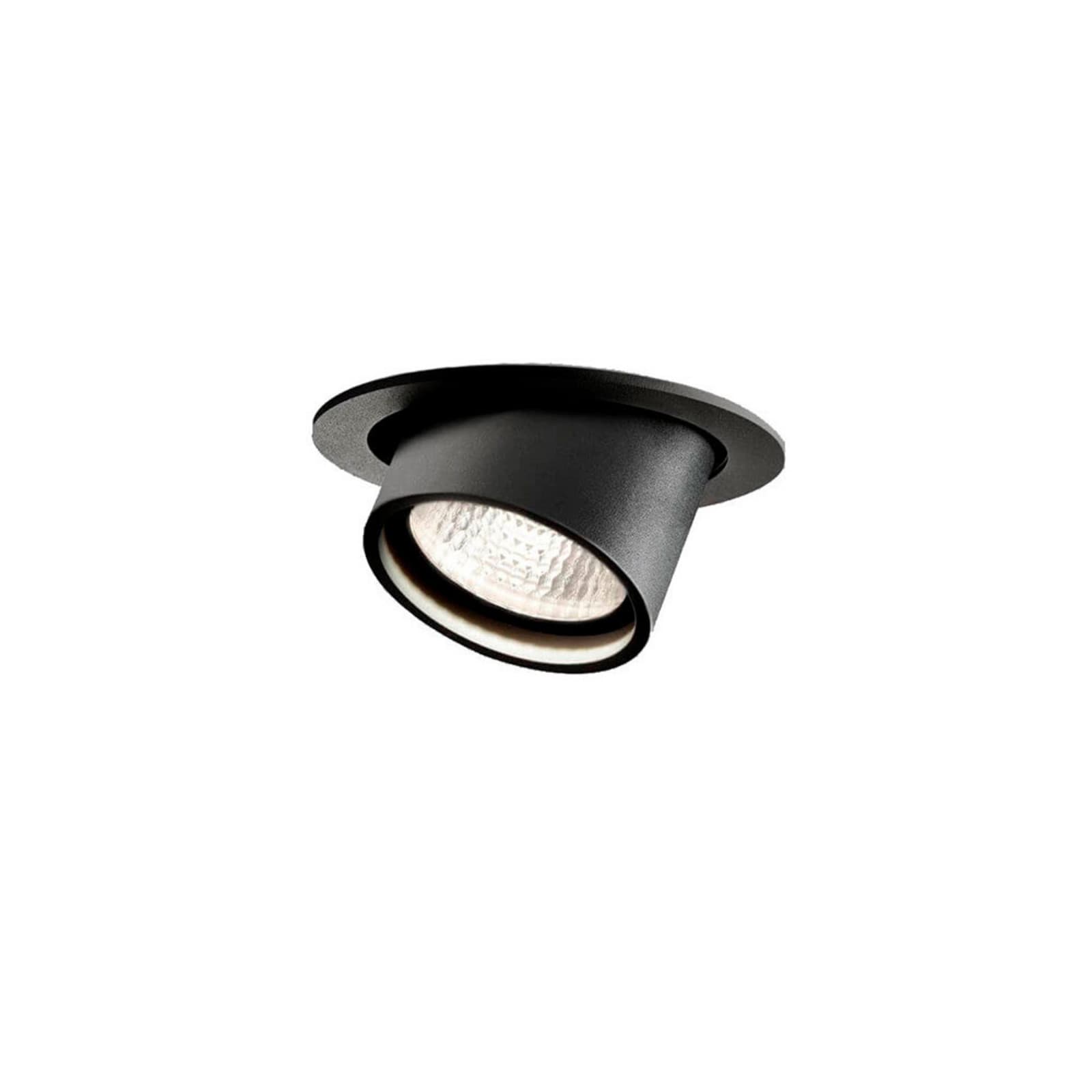 Angle Downlight innfelt spot, 7 W, CCT, svart – LIGHT-POINT - Bad - Aluminium
