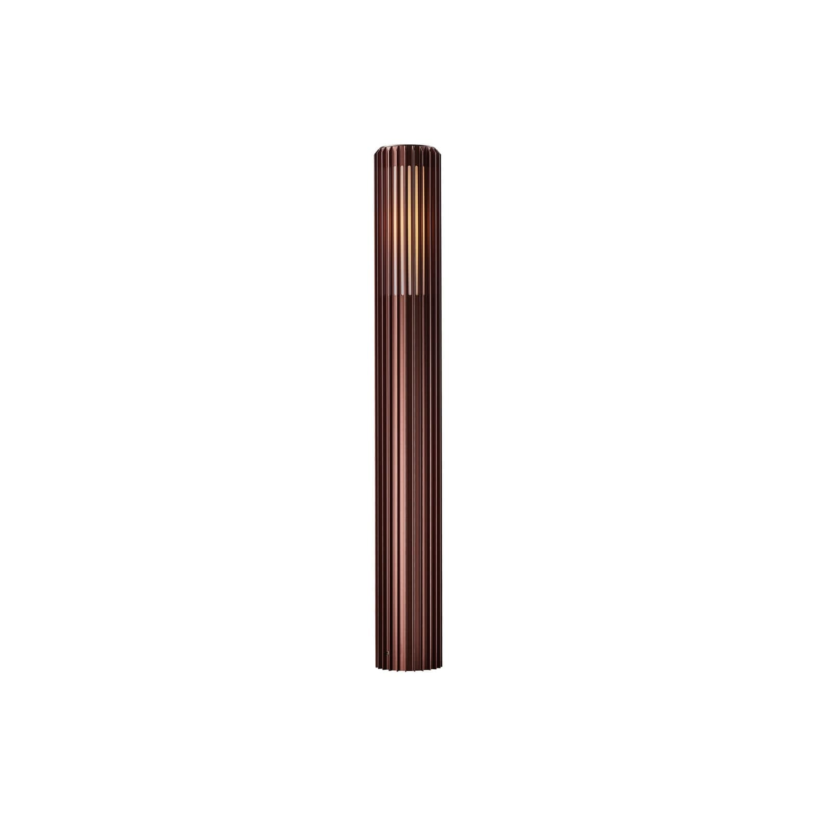 Aludra 95 hagebelysning Seaside Brown Metallic - Nordlux - Aluminium - Med en lyskilde