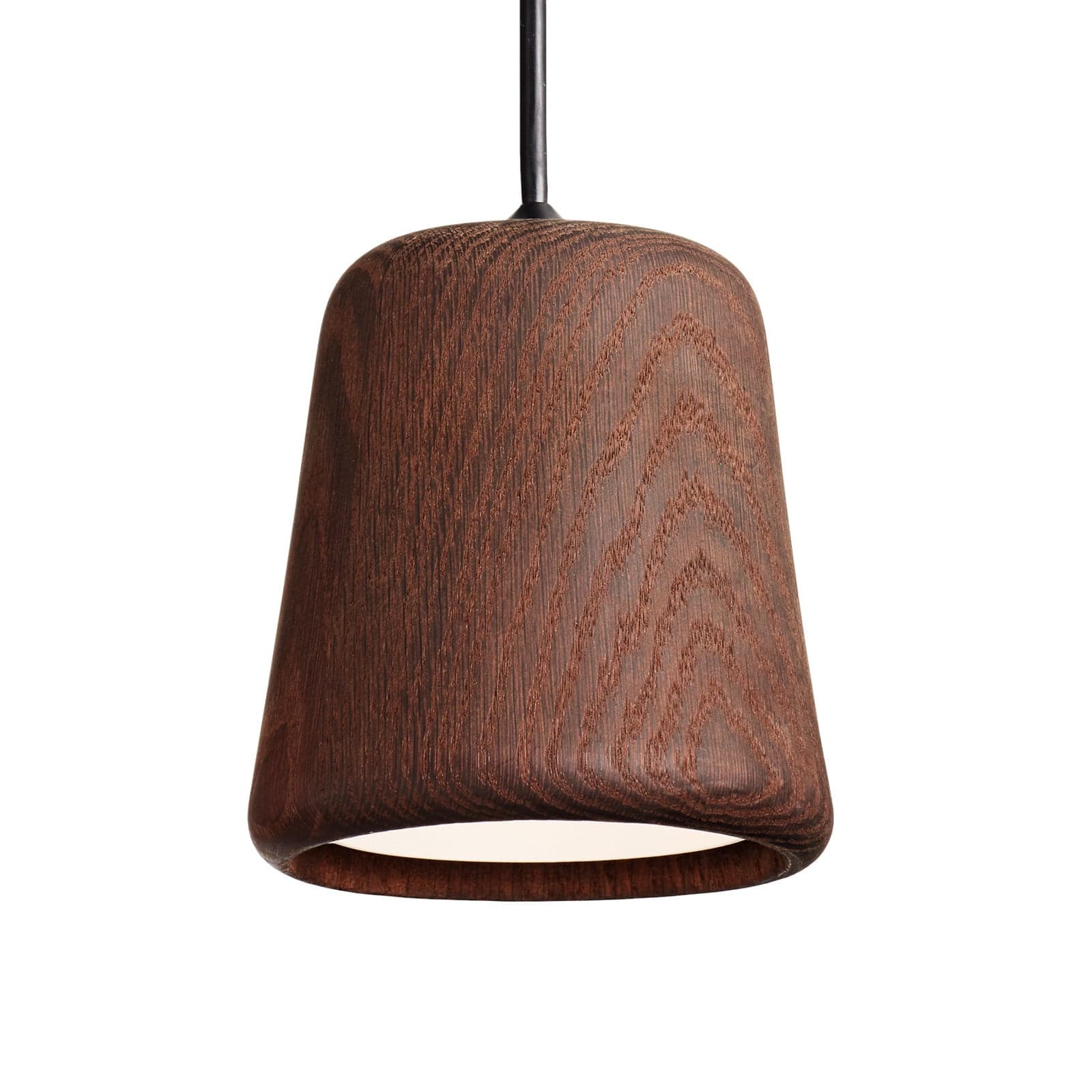 Material Pendel Smoked Oak - New Works Material The Originals - Stue - Design - Tre - Med en lyskilde